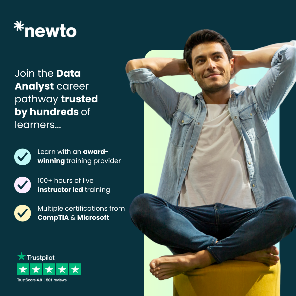 Newto Training Facebook ad