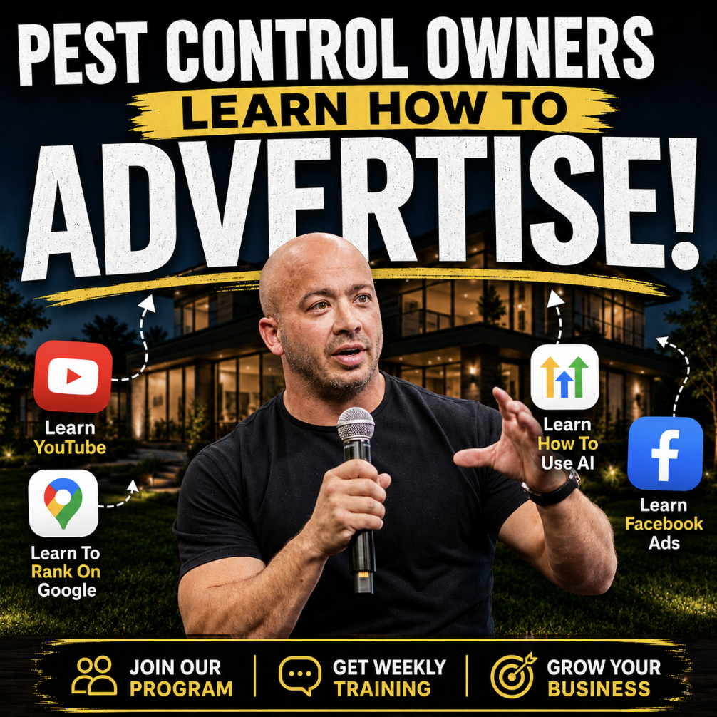 Pest Control Millionaires Facebook ad