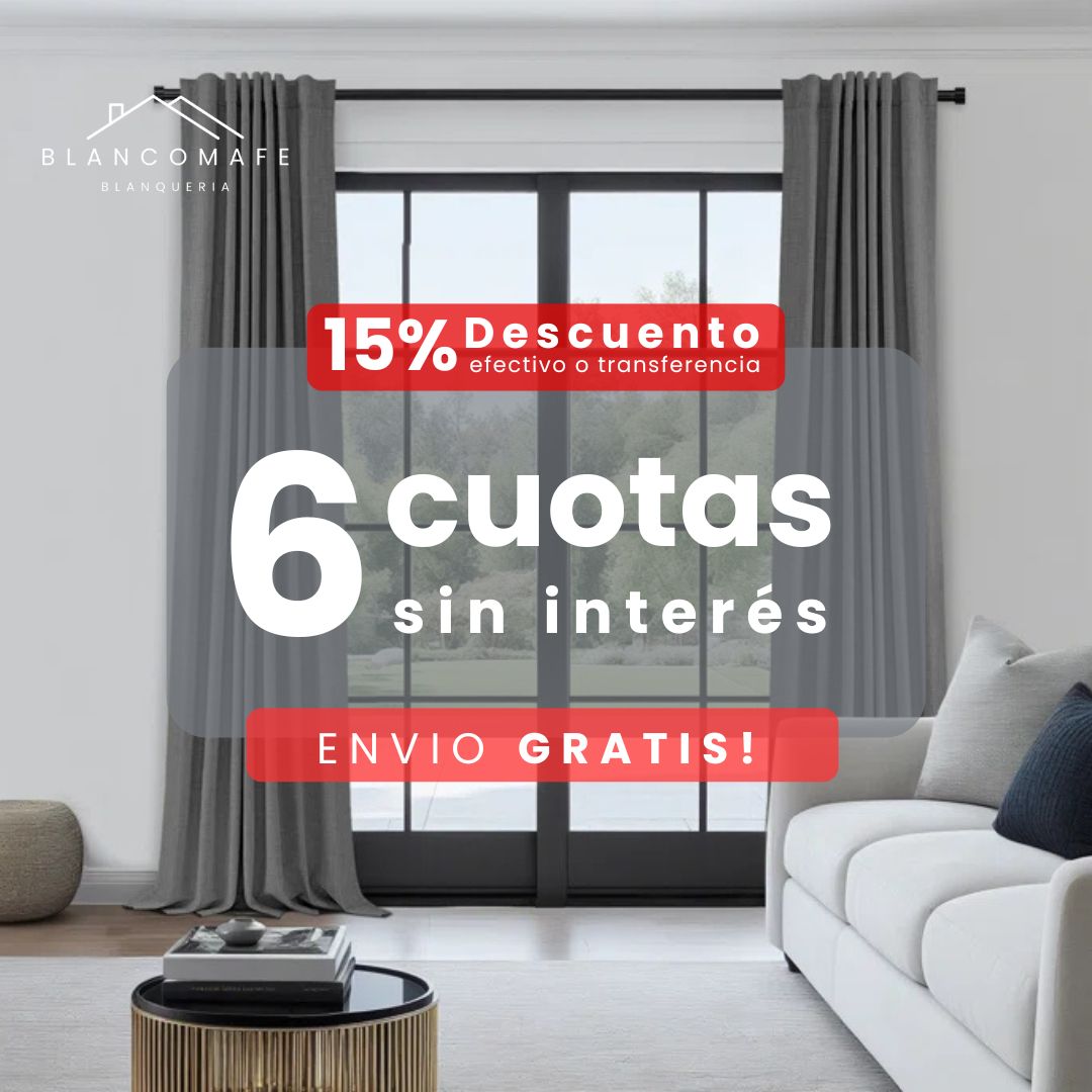 BlancoMafe Facebook ad: Cortinas Blackout
