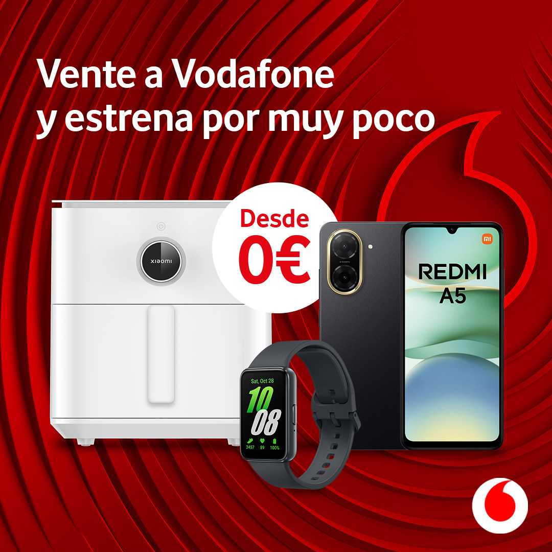 Vodafone España Facebook ad: Estrena por muy poco