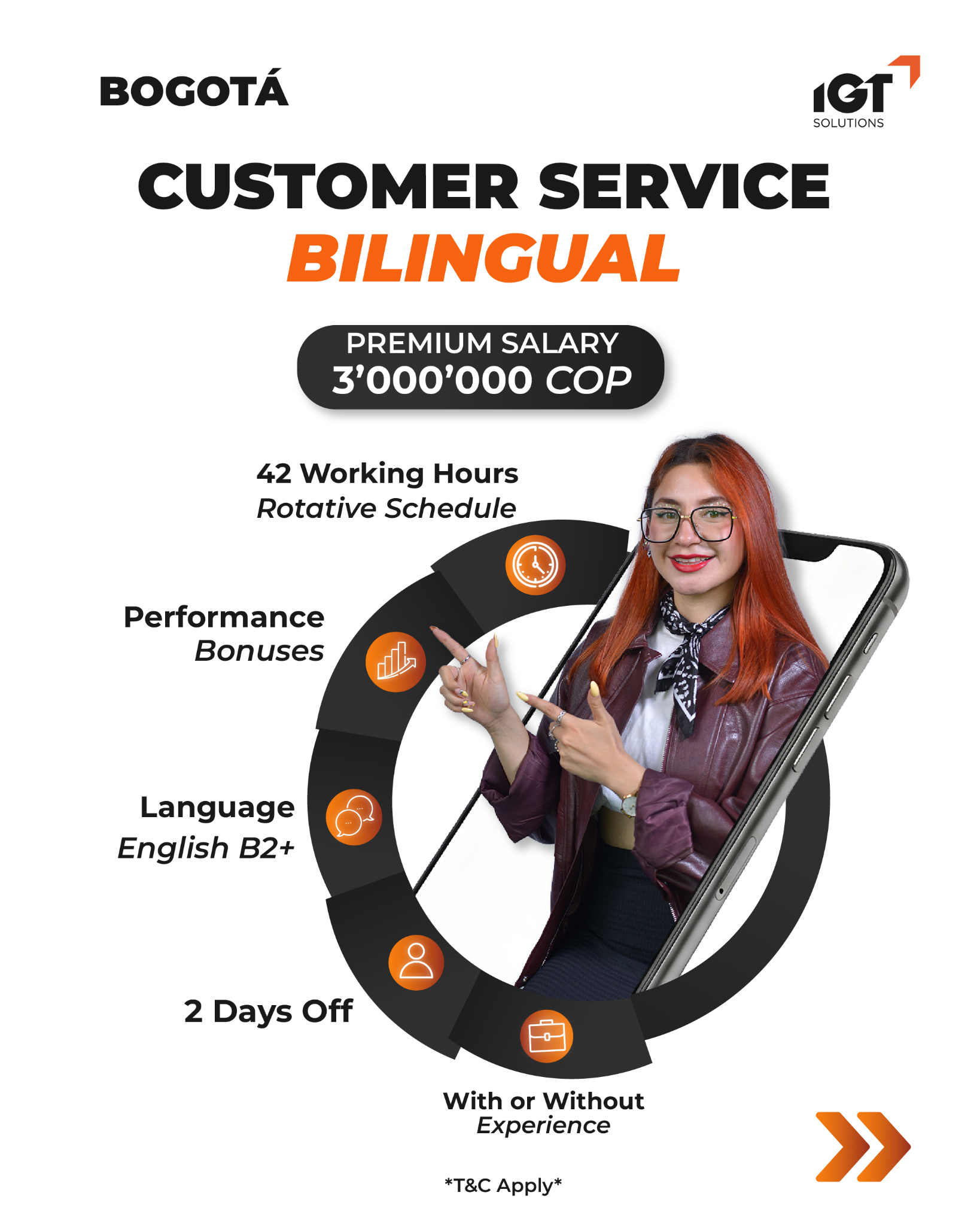 IGT Solutions Colombia Facebook ad