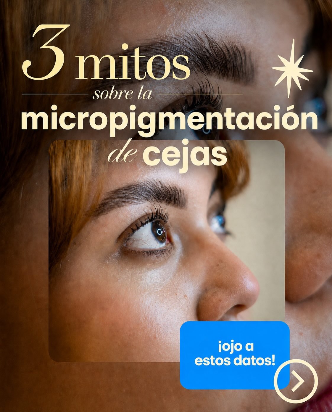 Glamurosas Estética Facial Cali Facebook ad: 3 mitos de la Micropigmentación de cejas