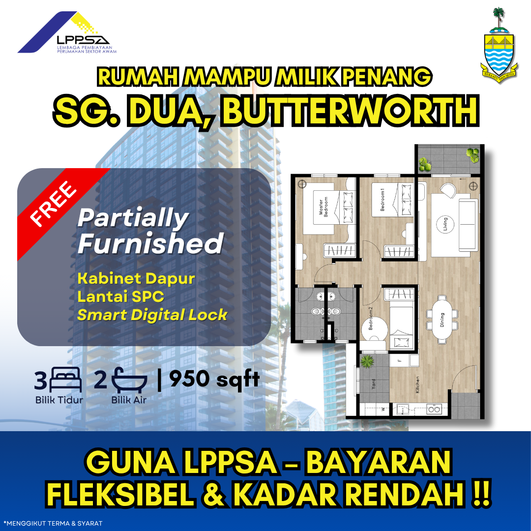 Comfort Cove Properties Facebook ad: Klik link untuk semak kelayakan LPPSA anda hari ini!