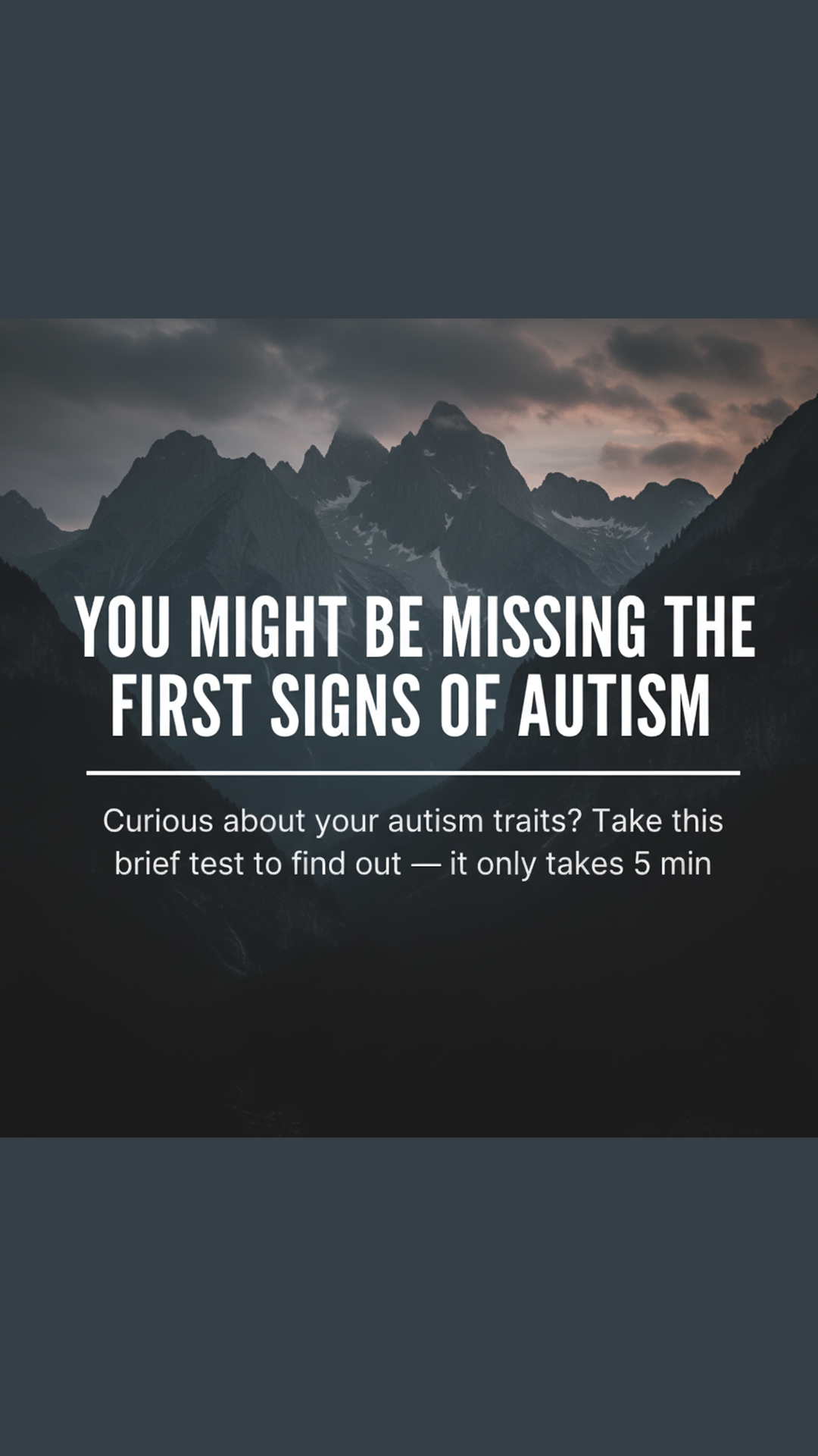 Yourselfirst: Mental Balance Facebook ad