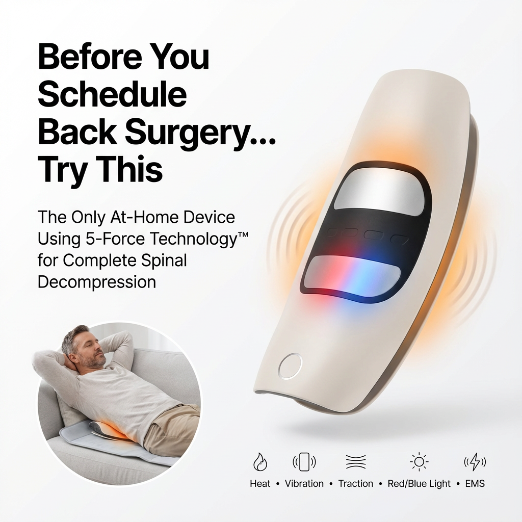Lumova Health Facebook ad: Before You Schedule Back Surgery.Try This