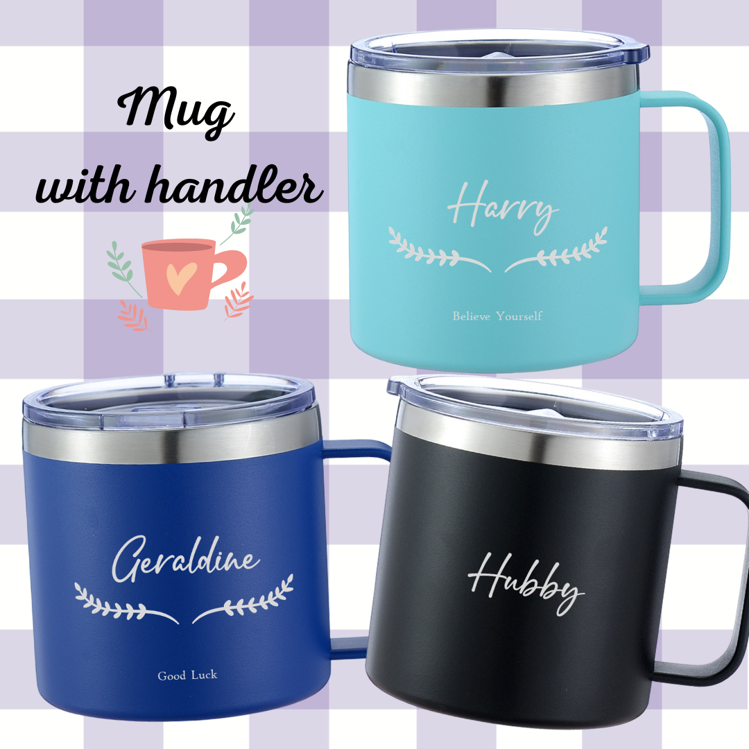 LimTeh Project Facebook ad: Personalised Gift 400ML Mug | Stainless Steel Coffee Mug…