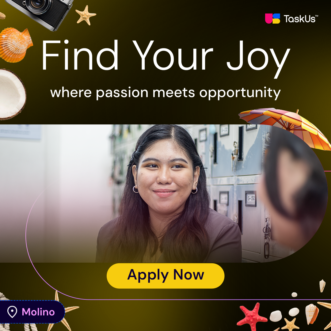 TaskUs Facebook ad