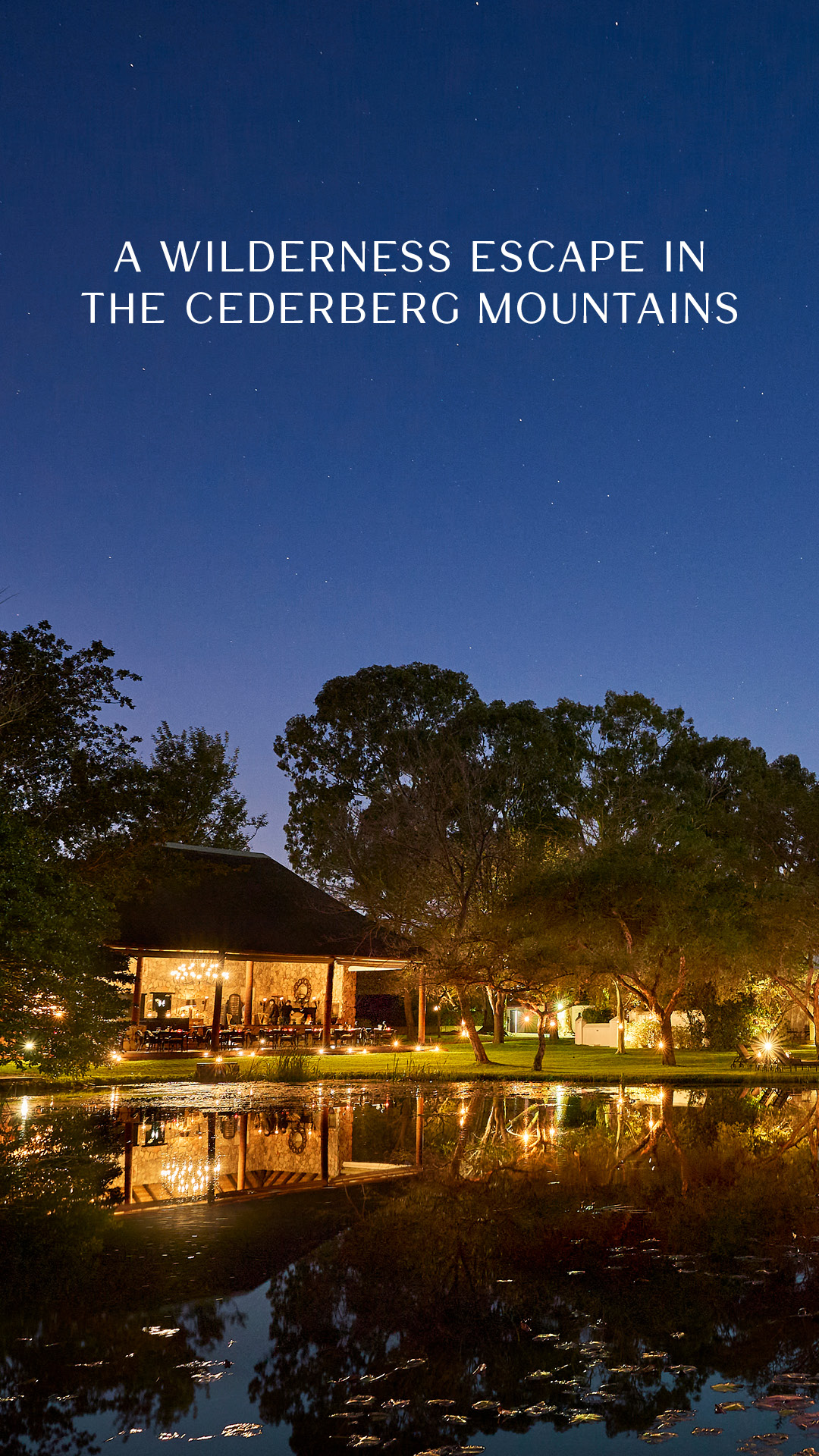 Bushmans Kloof Wilderness Reserve & Wellness Retreat Facebook ad from Jul 2, 2026