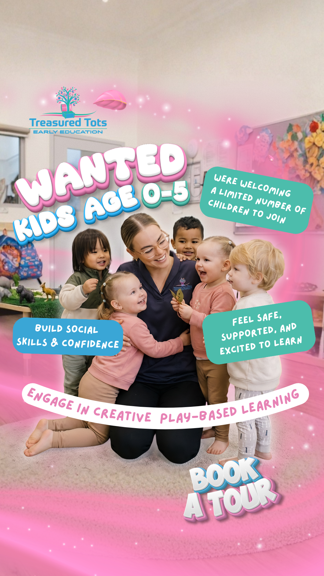 Treasured Tots Early Education Facebook ad
