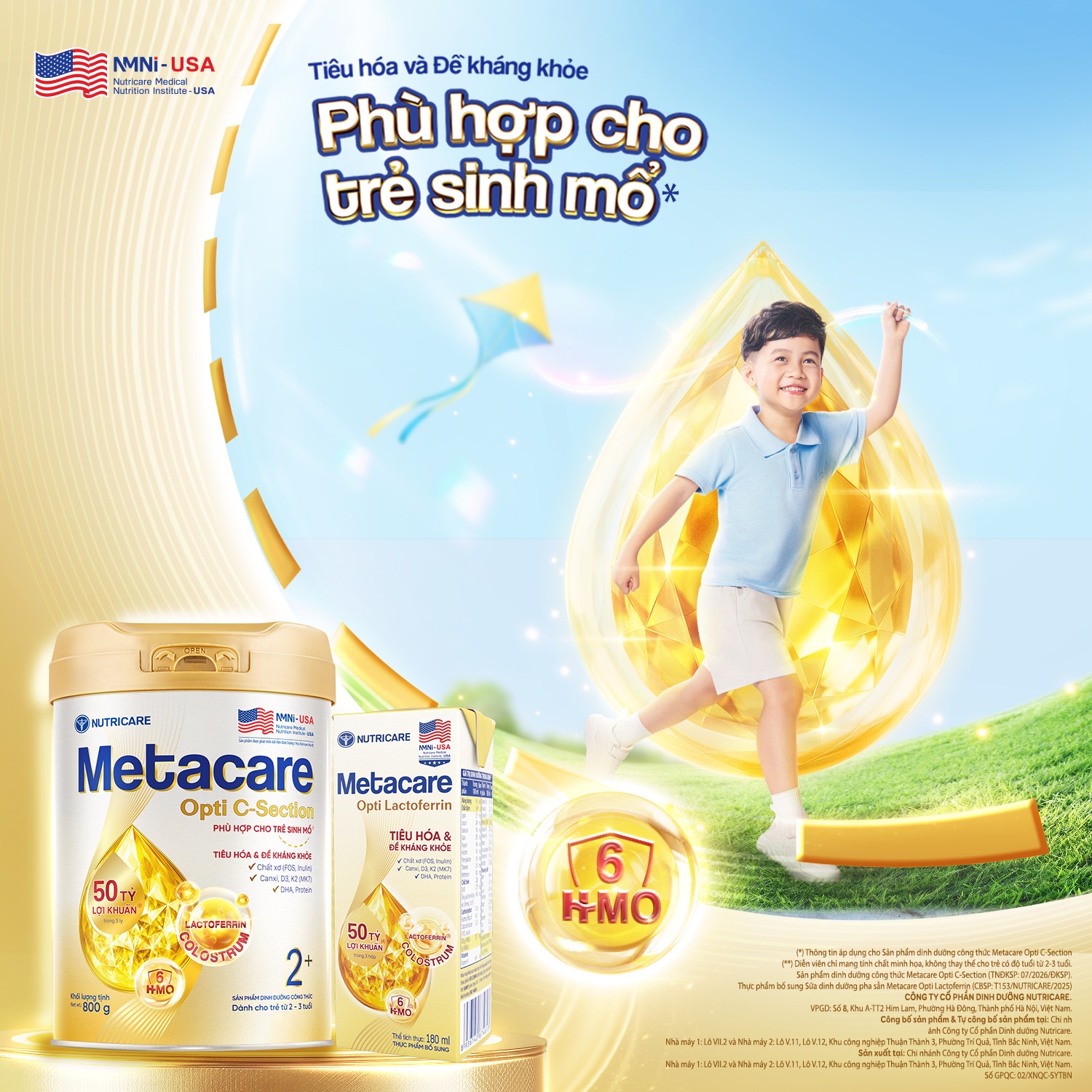 Metacare - Bé tăng cân, cao lớn Facebook ad