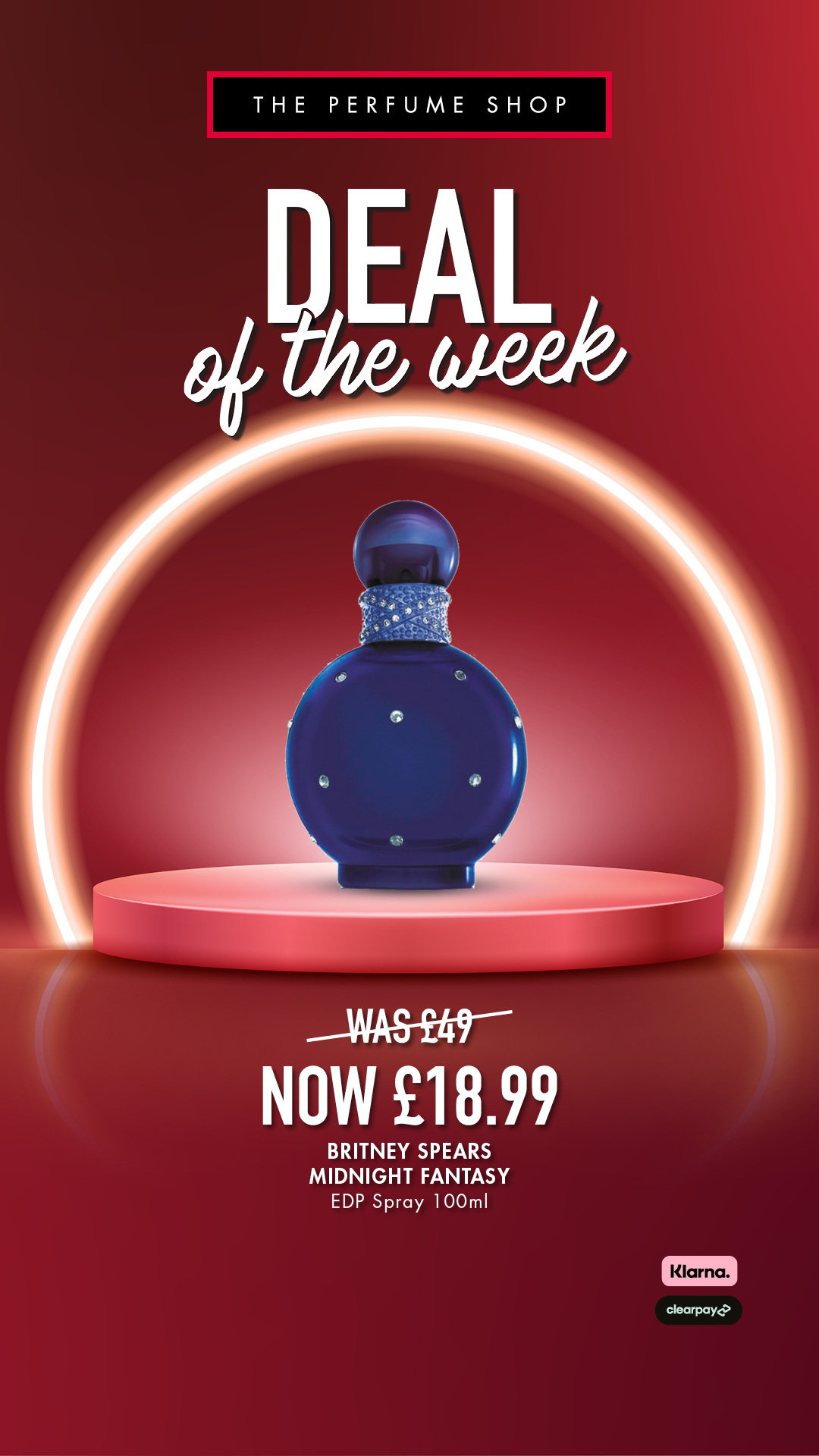 The Perfume Shop Facebook ad