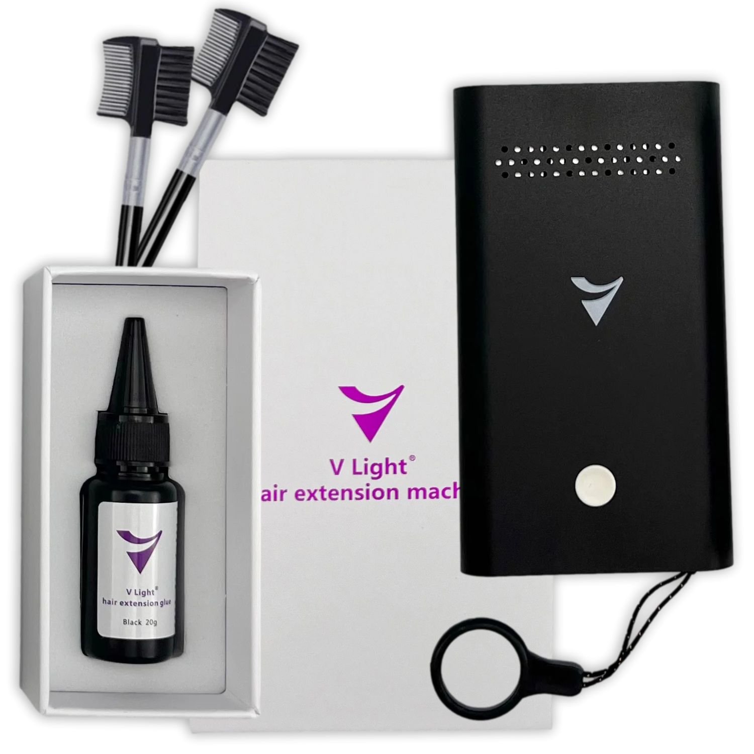 V Light Hair Extensions Facebook ad: V-Light Hair xtensions - Get your Kit today!