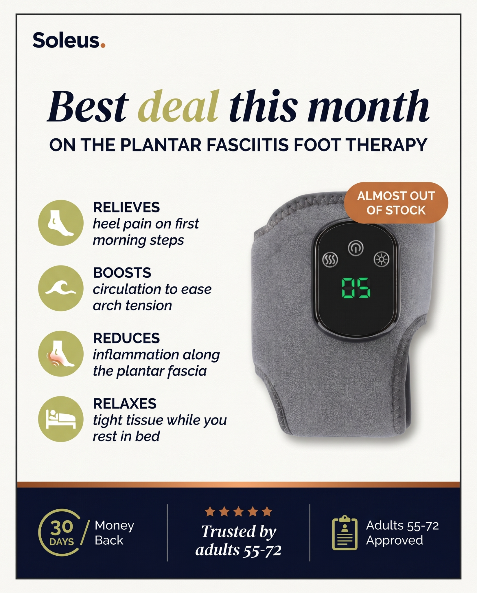 Soleus Facebook ad