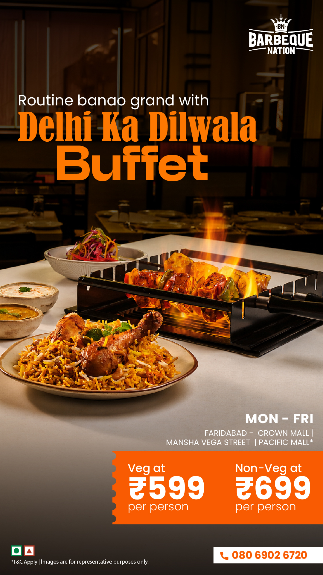 Barbeque Nation Facebook ad