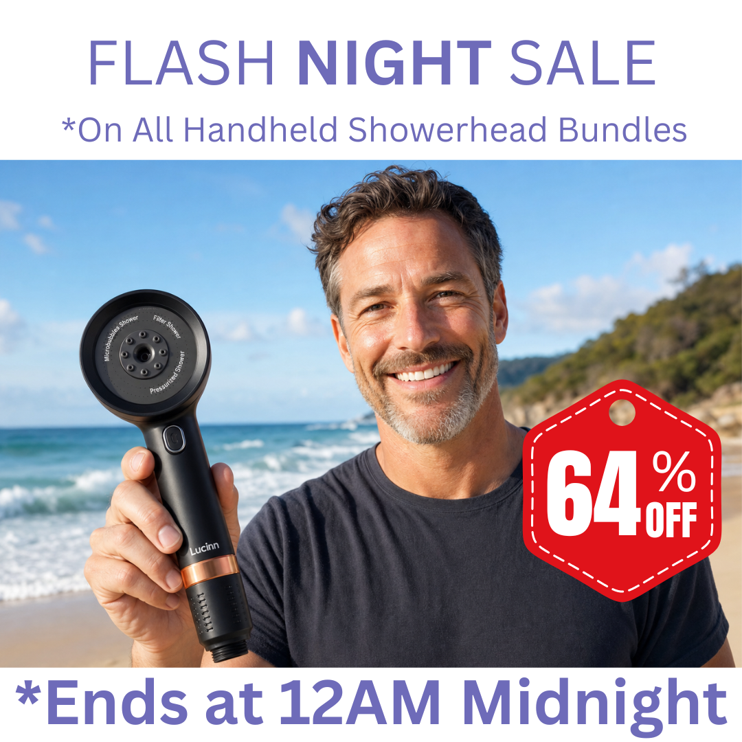 Lucinn Filtered Showerhead Facebook ad