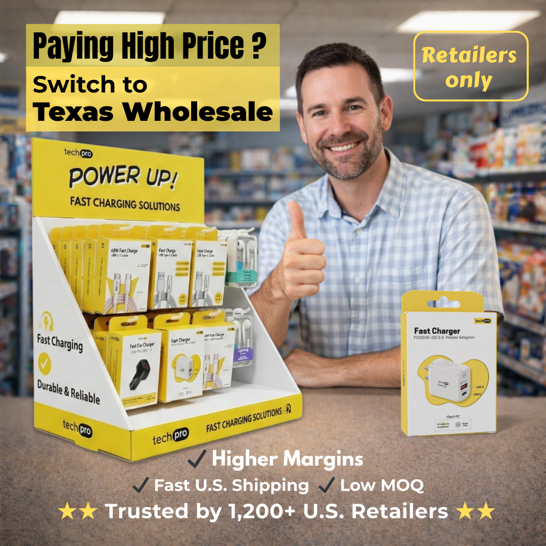 RiteDistribution Facebook ad: Wholesale Phone Accessories (HIGH MARGINS)