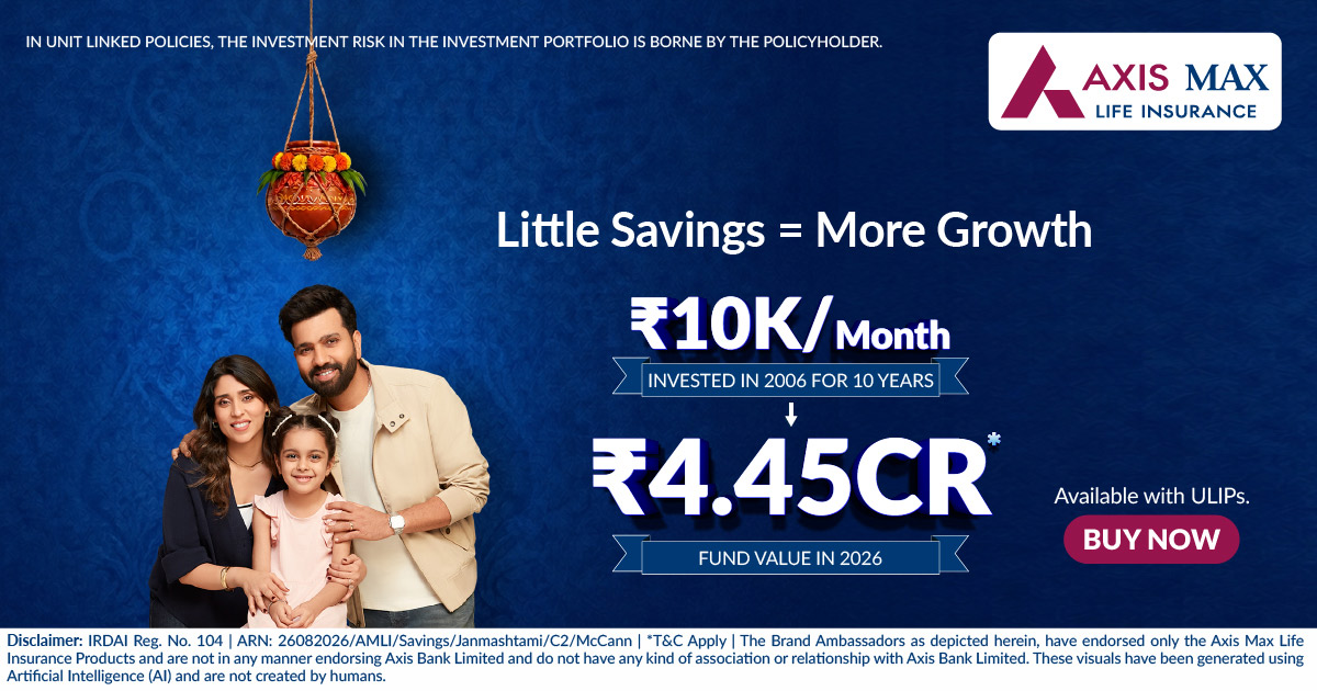 Axis Max Life Insurance Facebook ad