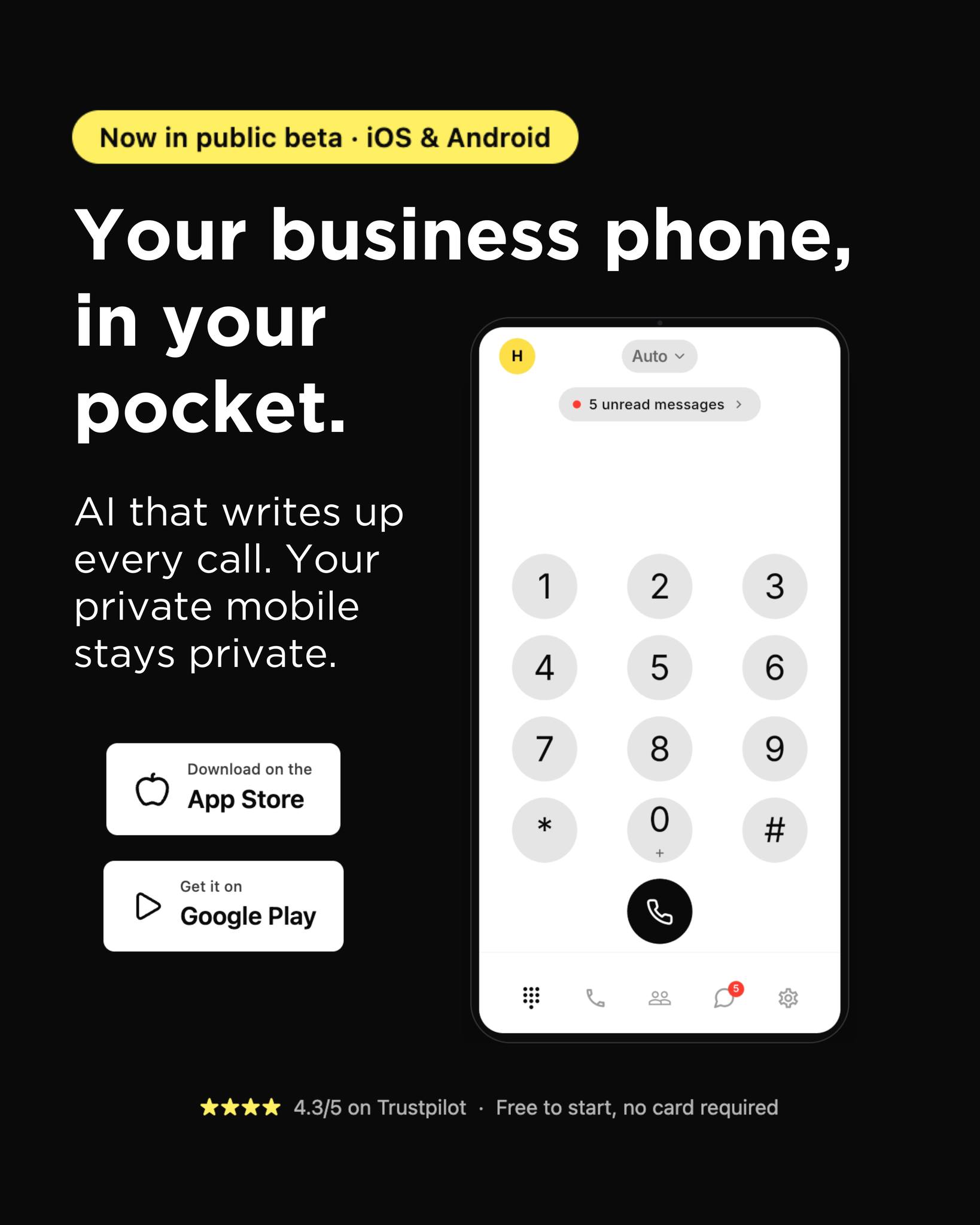 Sonetel Facebook ad: The new Sonetel app puts your business number…