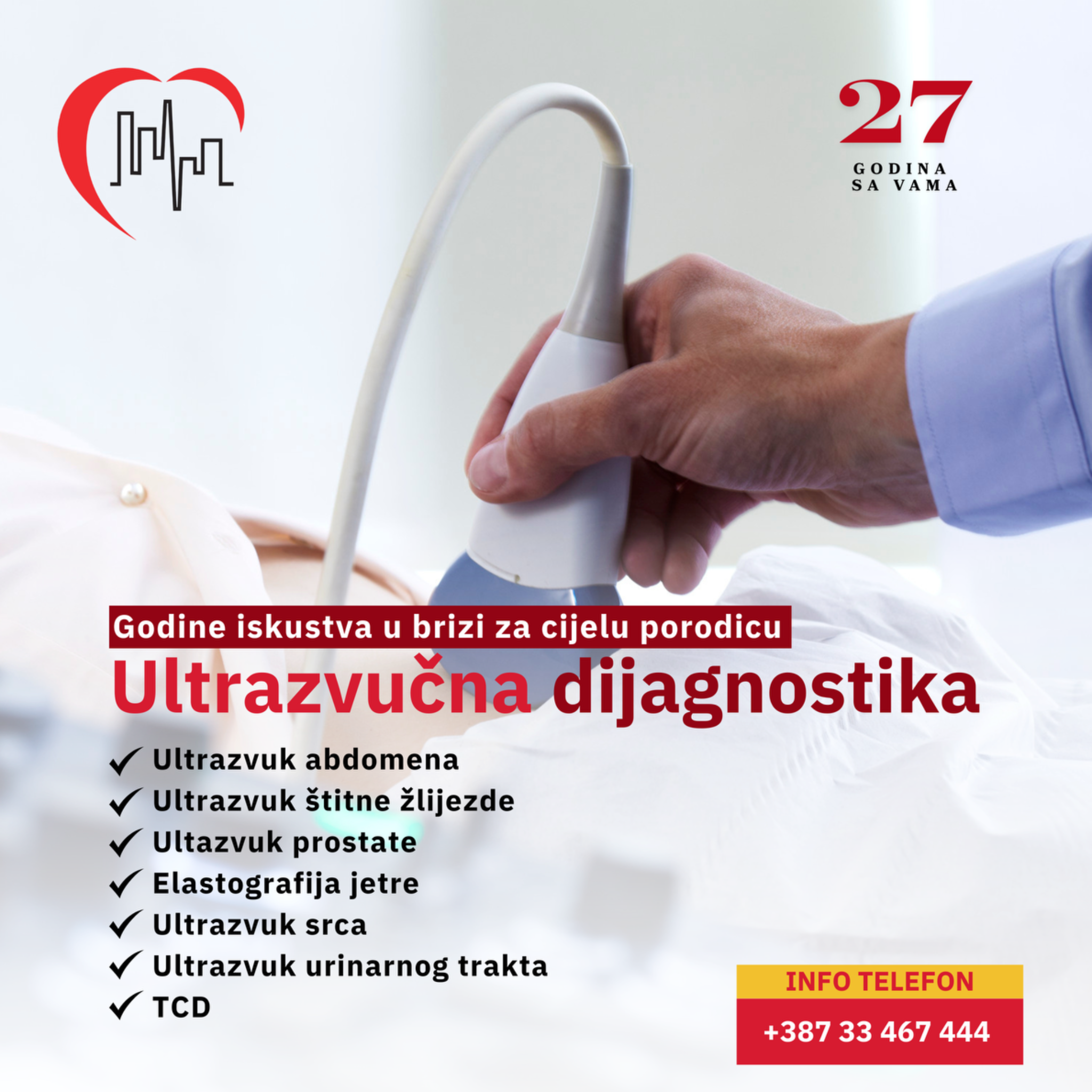 Poliklinika Atrijum Facebook ad: Ultrazvučna dijagnostika