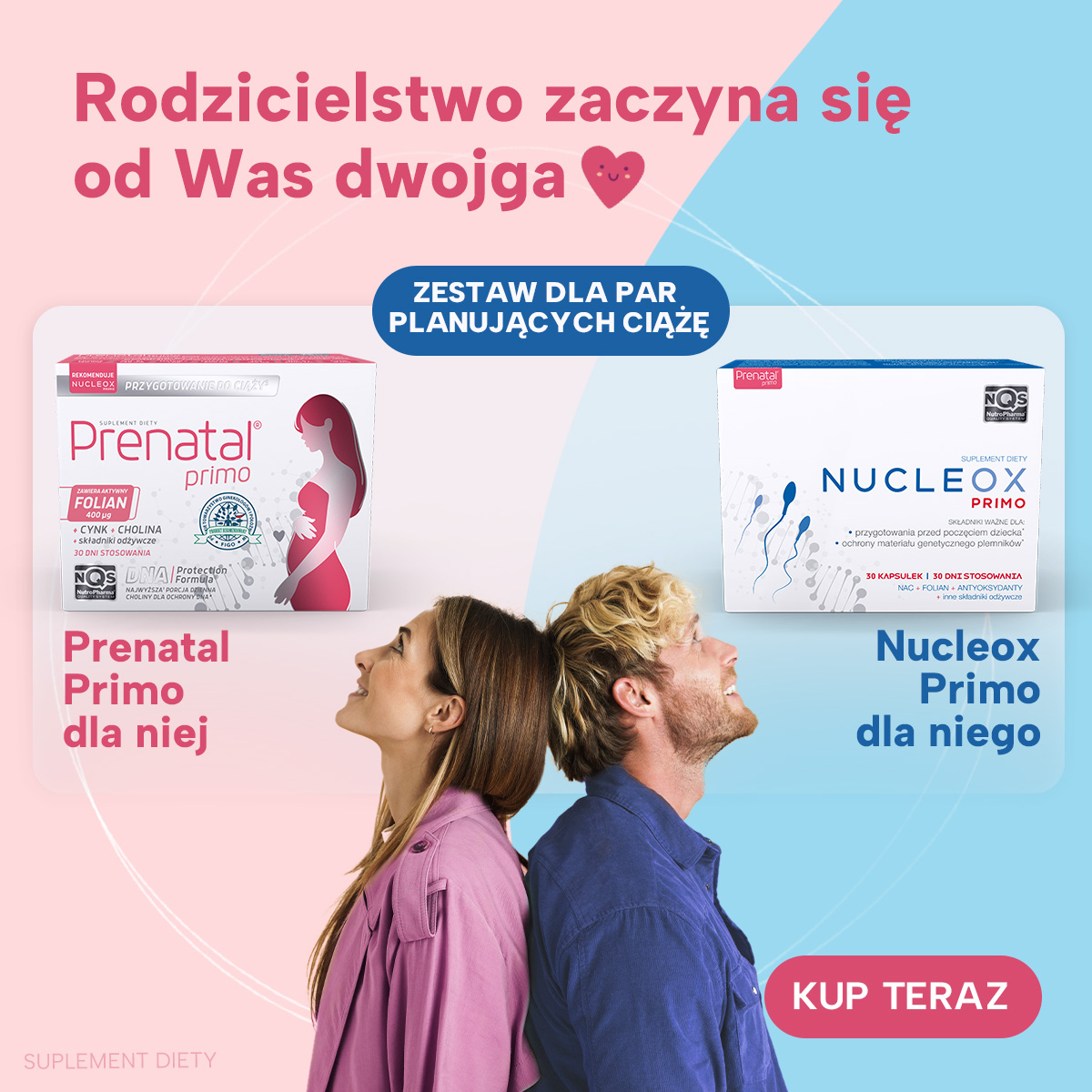 Jesteś moim pępkiem świata Facebook ad