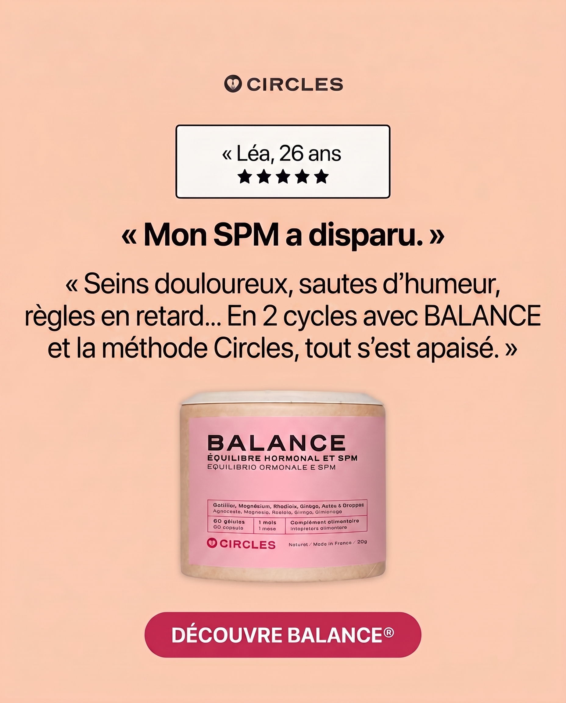 Circles Facebook ad