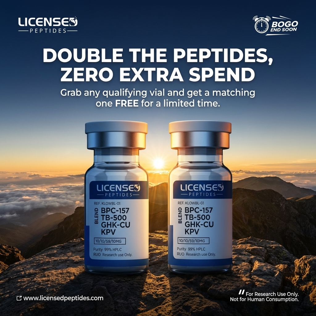 LicensedPeptides Facebook ad