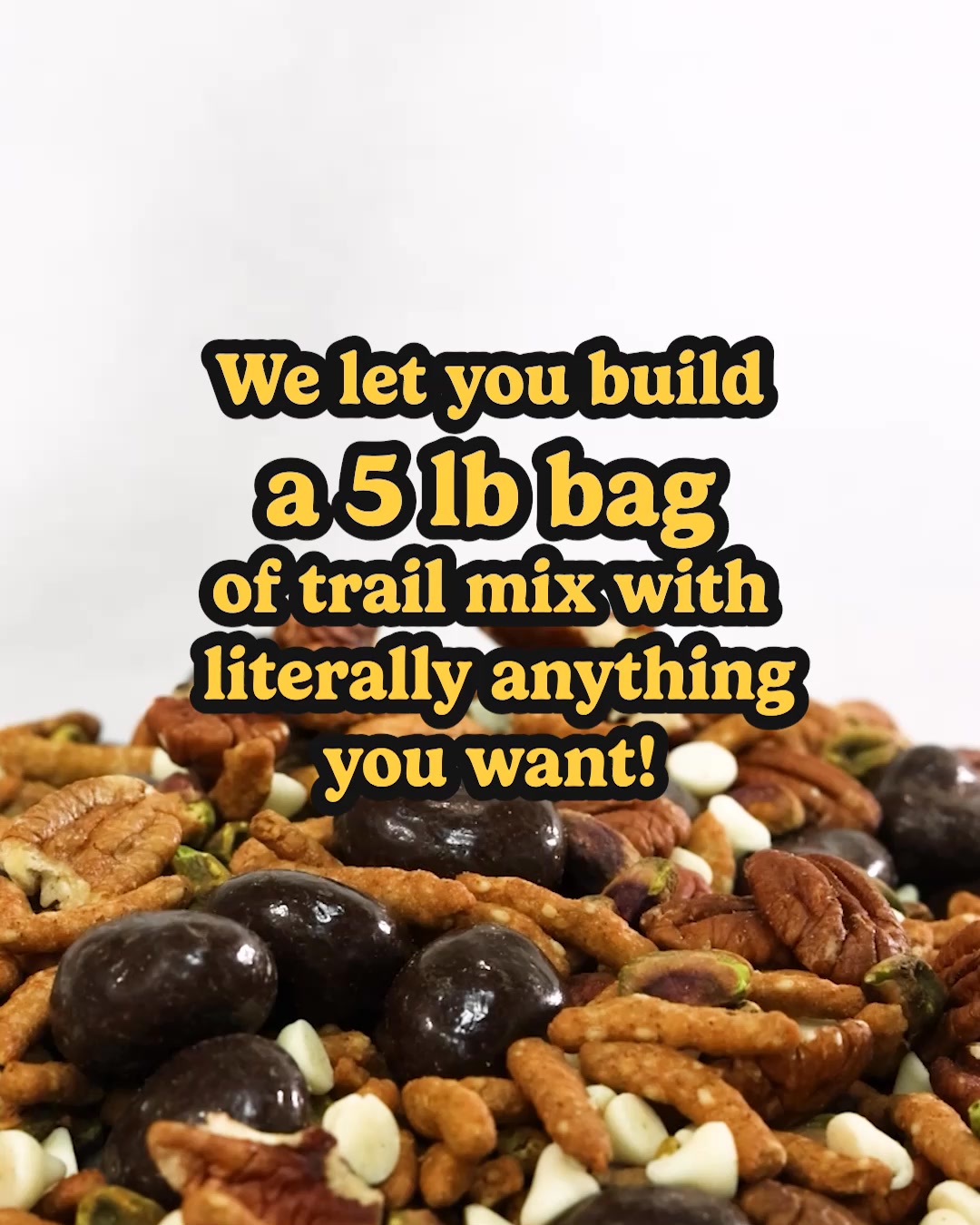 Nuts.com Facebook ad: Make Your Own Trail Mix
