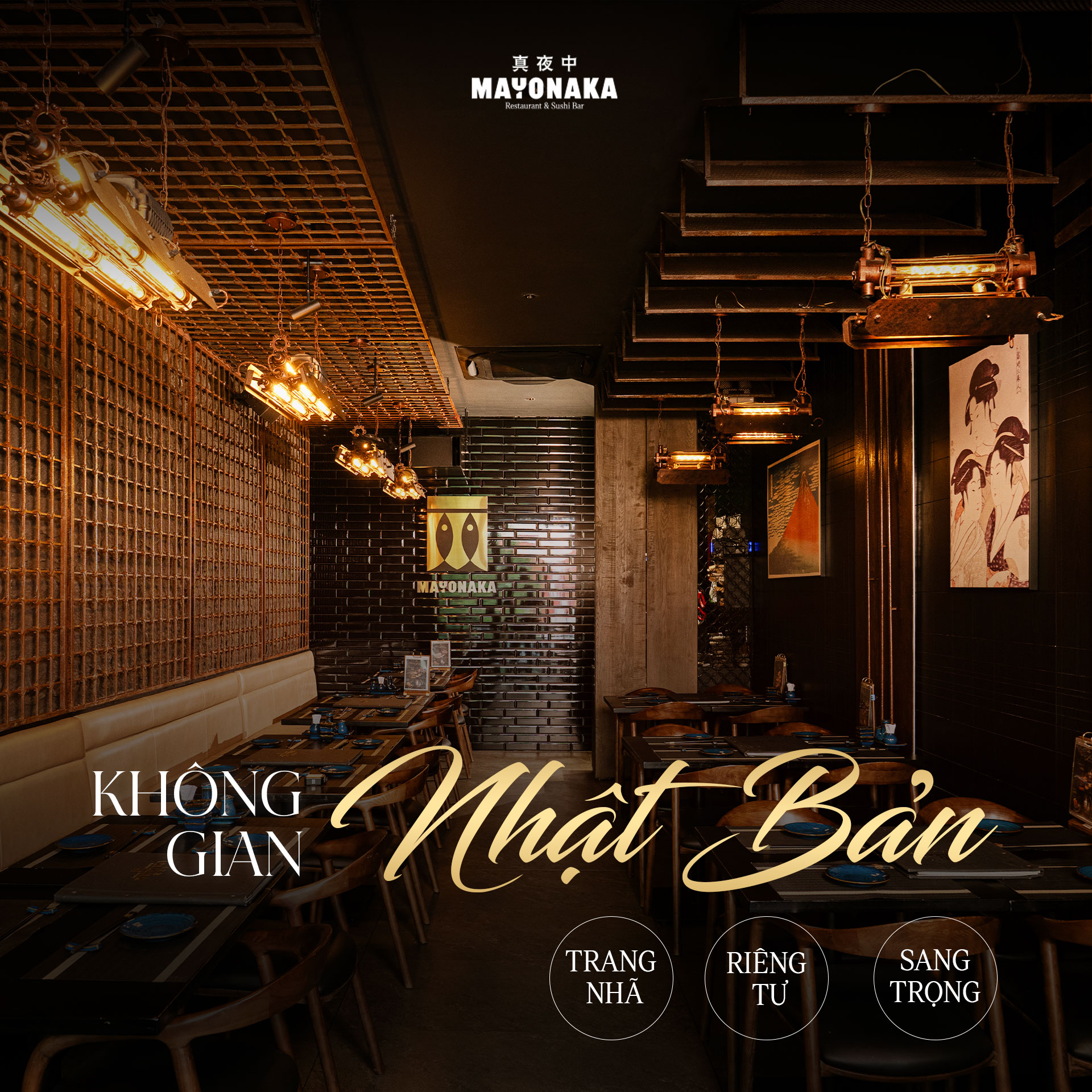 Mayonaka Sushi Facebook ad: HẸN NHAU THƯỞNG THỨC - TẶNG NGAY HOA…