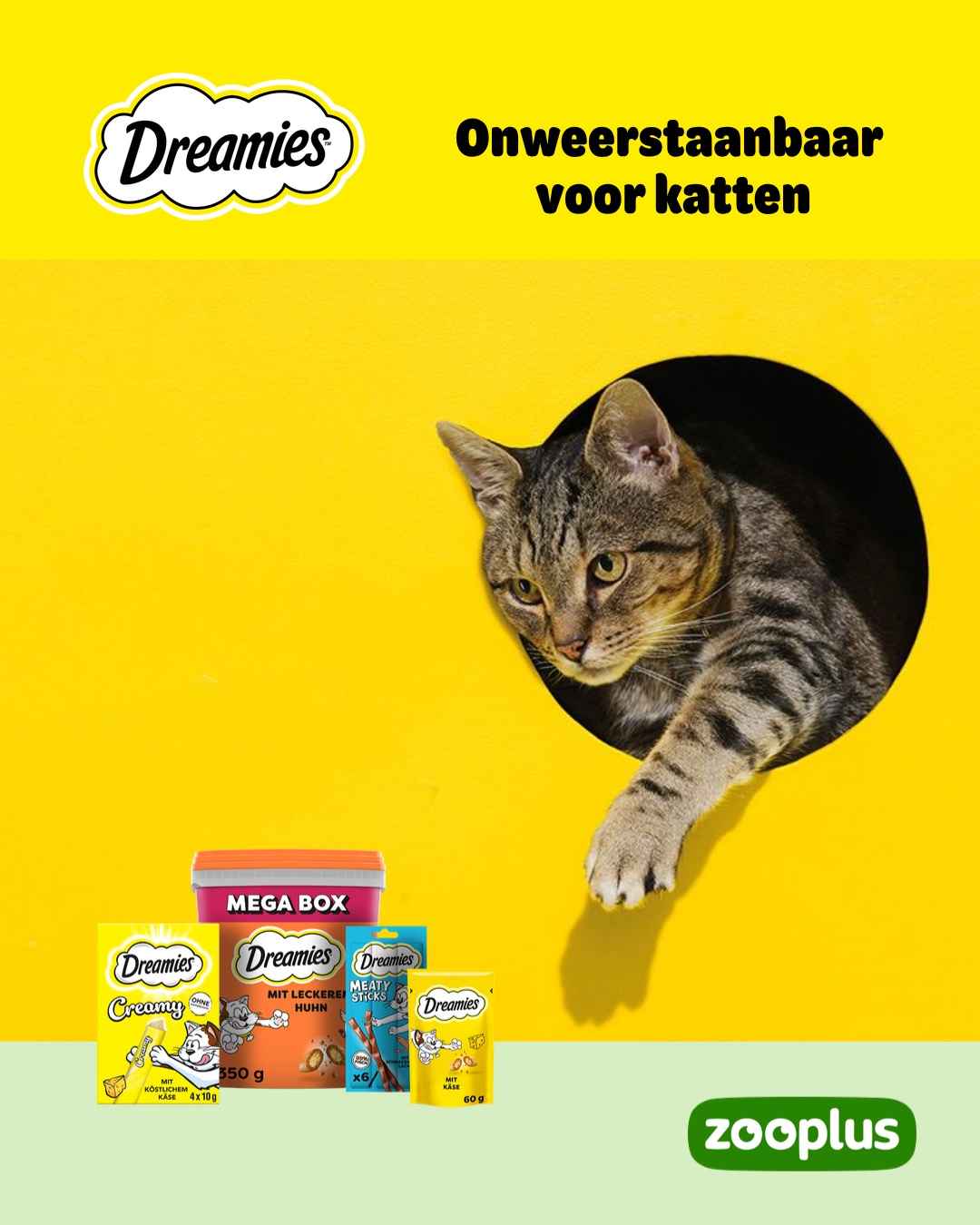 zooplus Facebook ad: DREAMIES
