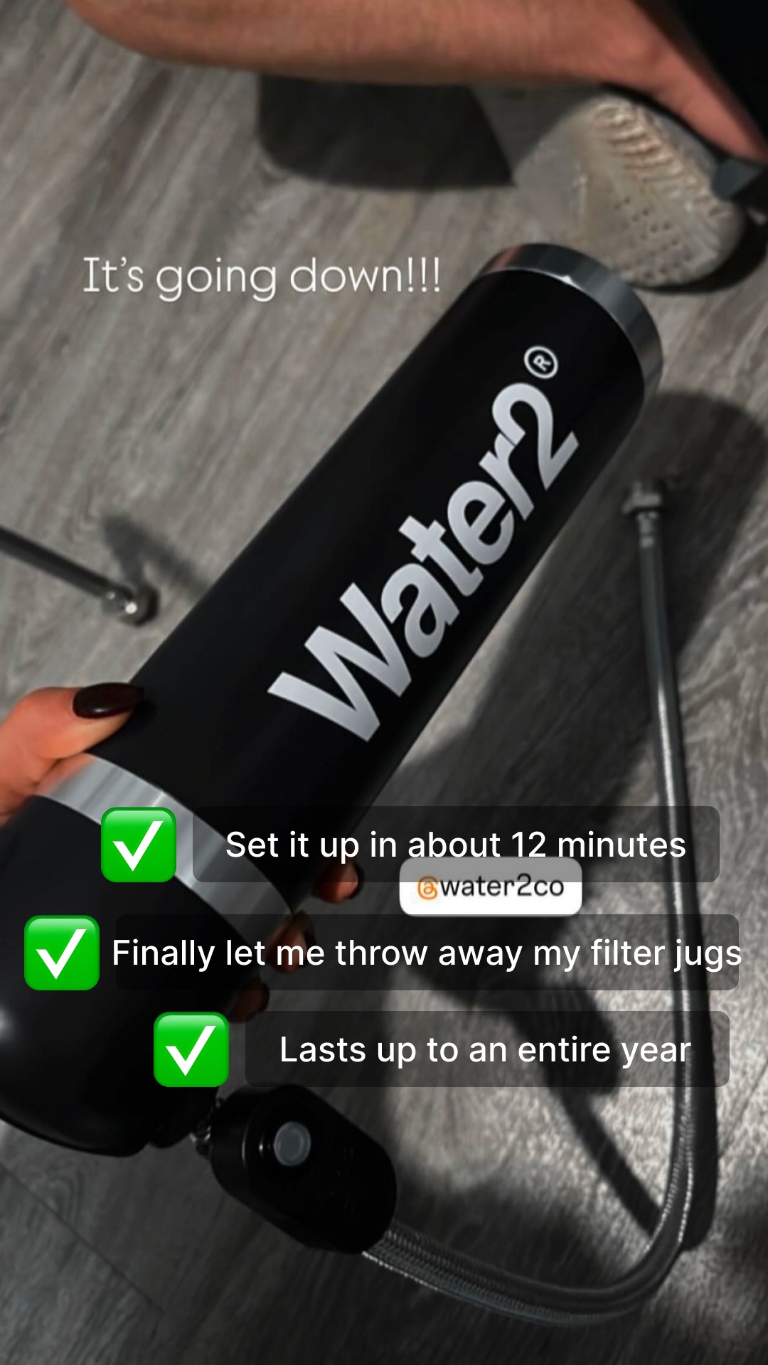 Water2 Facebook ad