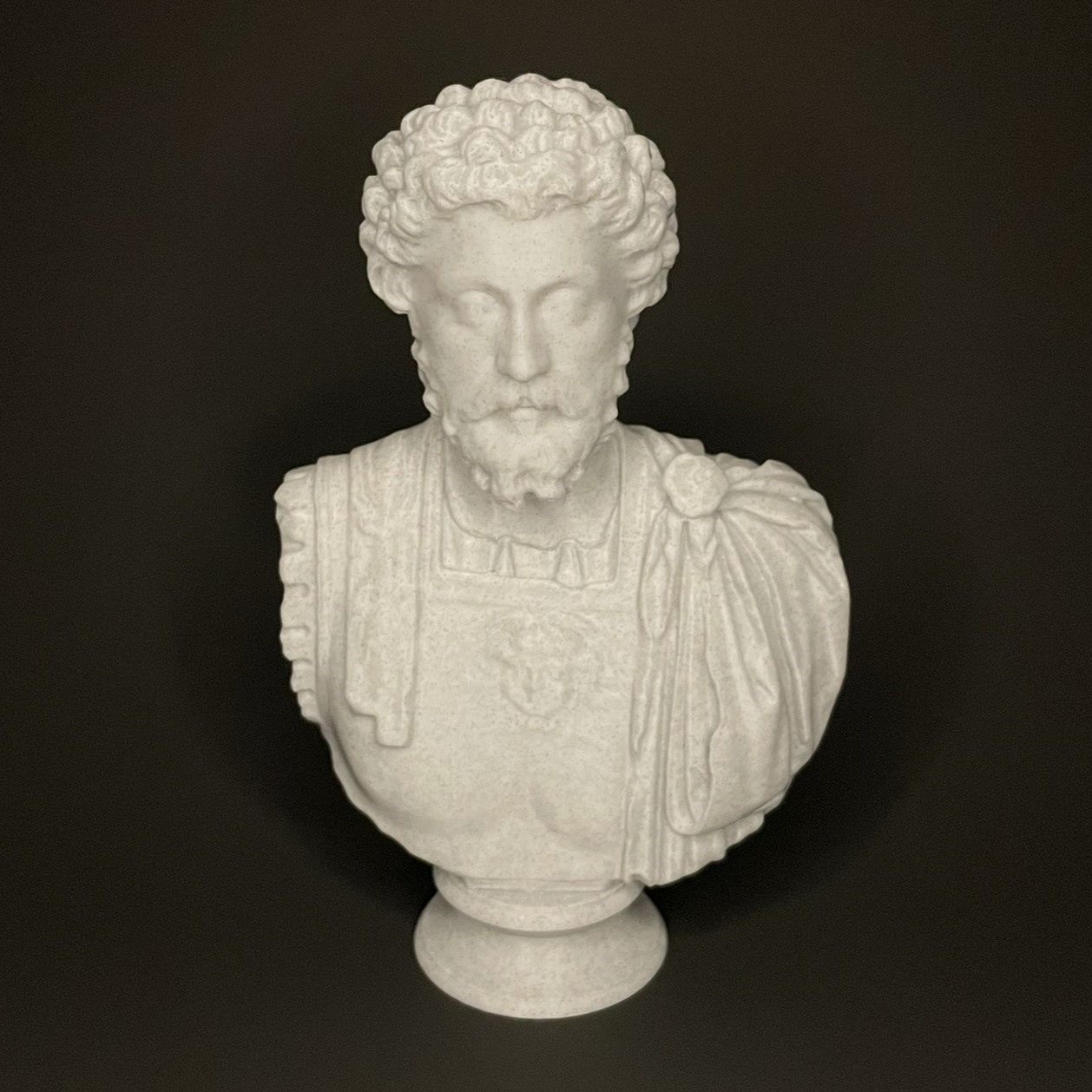 Classical Sculpture Gallery Facebook ad: Own a Lifelike Marcus Aurelius Bust