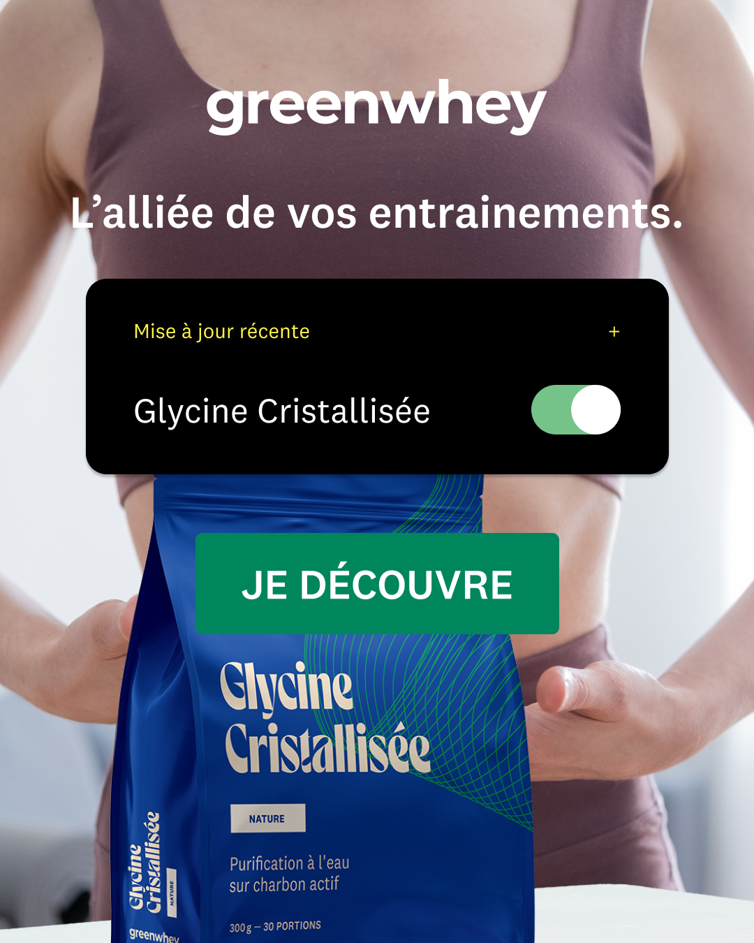greenwhey Facebook ad