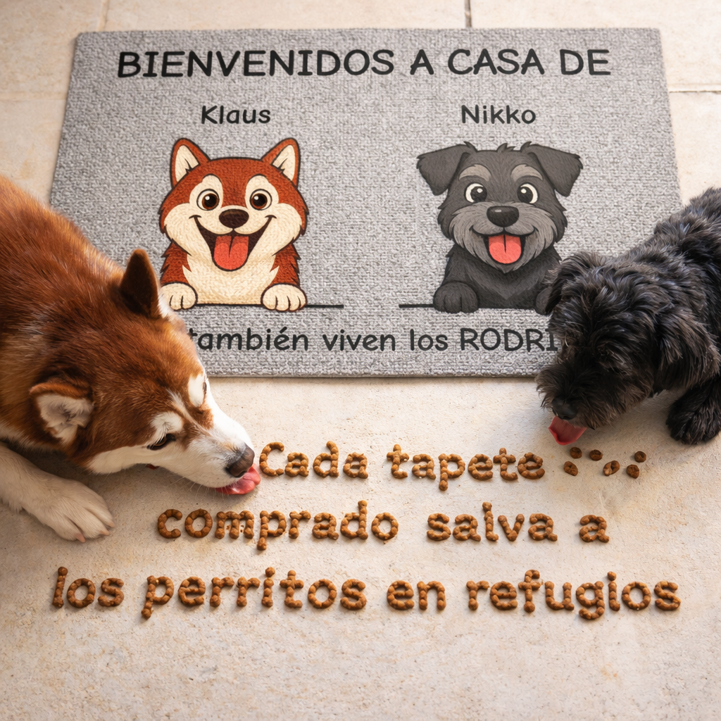 PawPeludo Facebook ad: Tapete personalizado