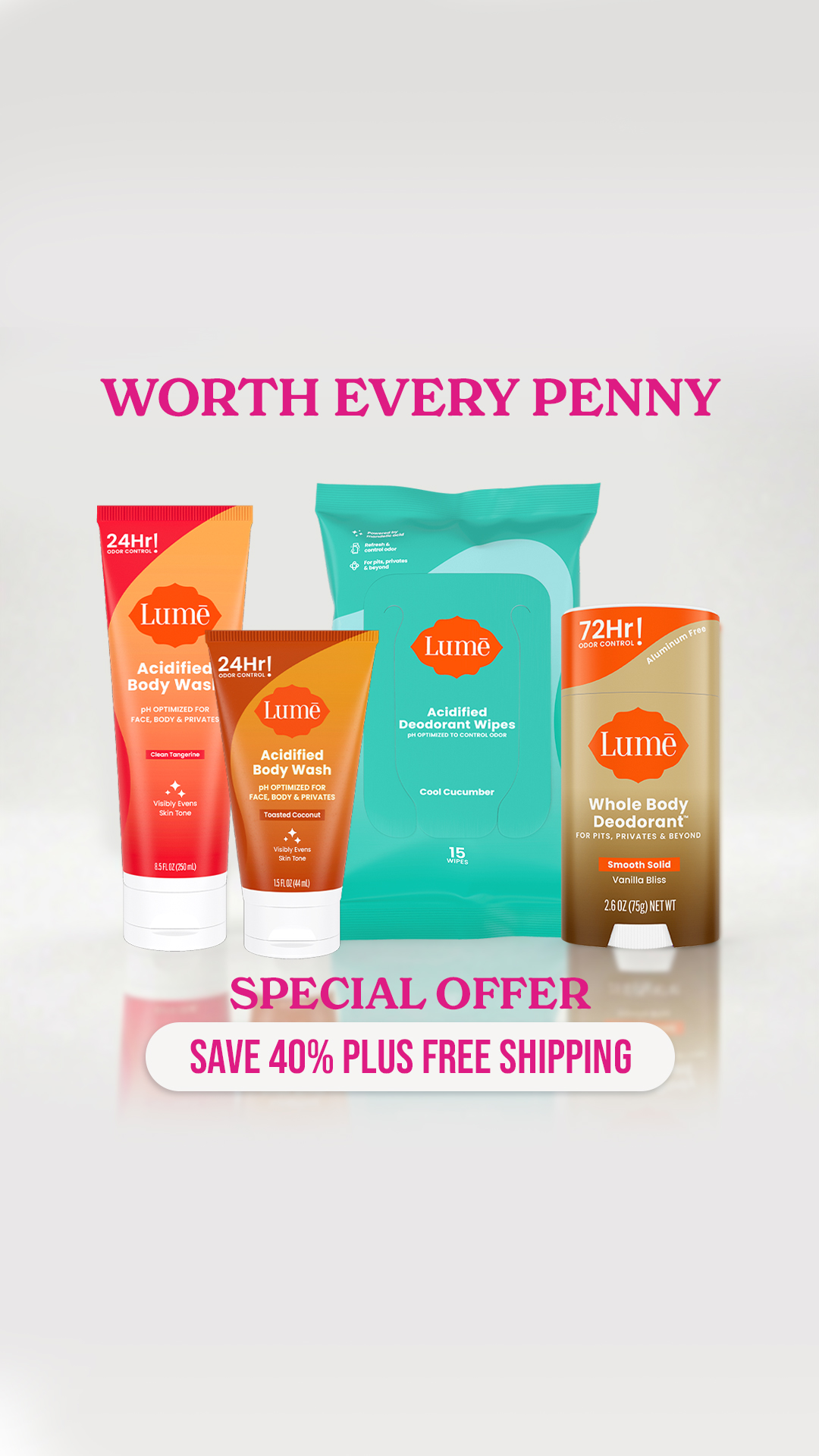 Lume Deodorant Facebook ad