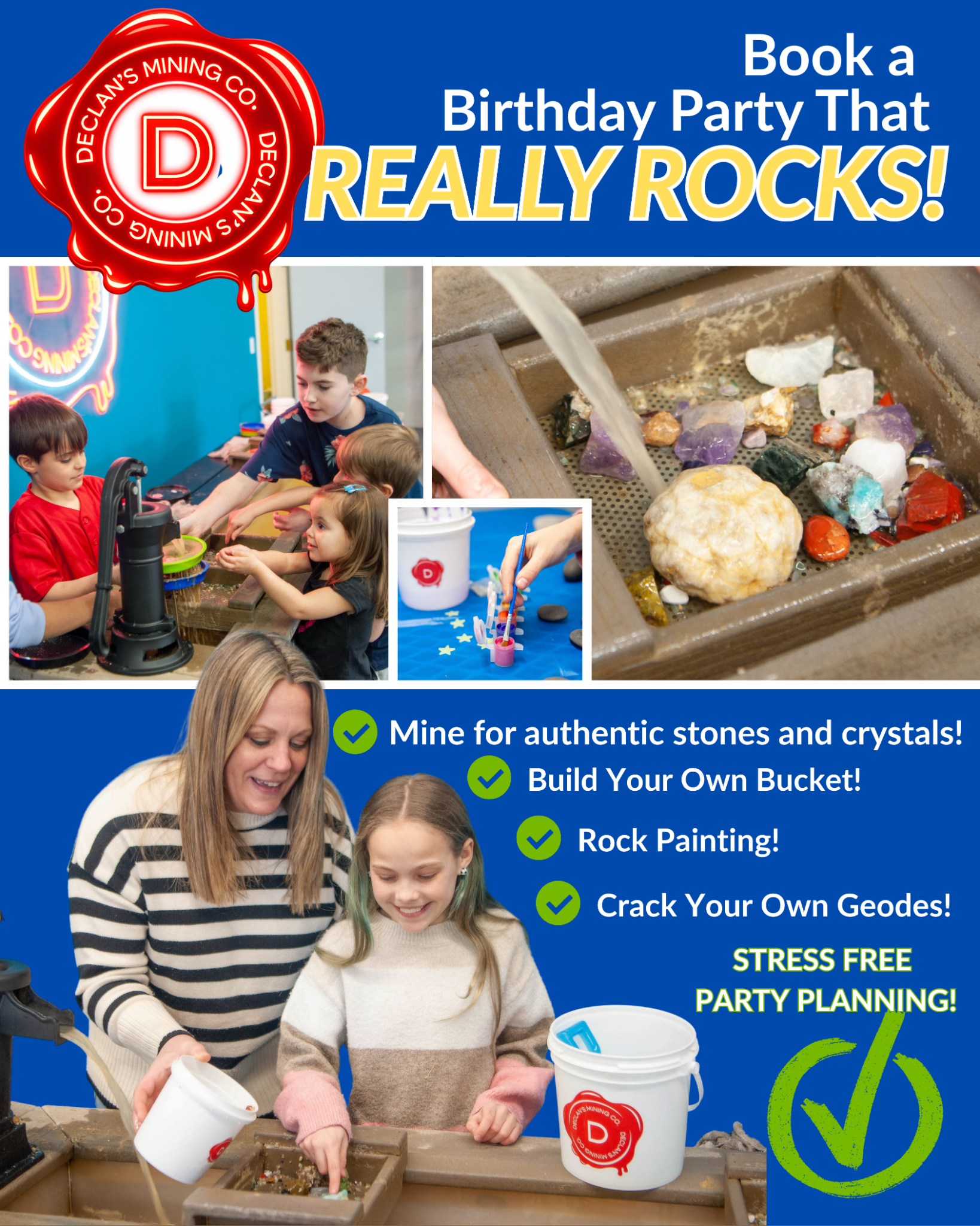 Declan's Mining Co. Facebook ad