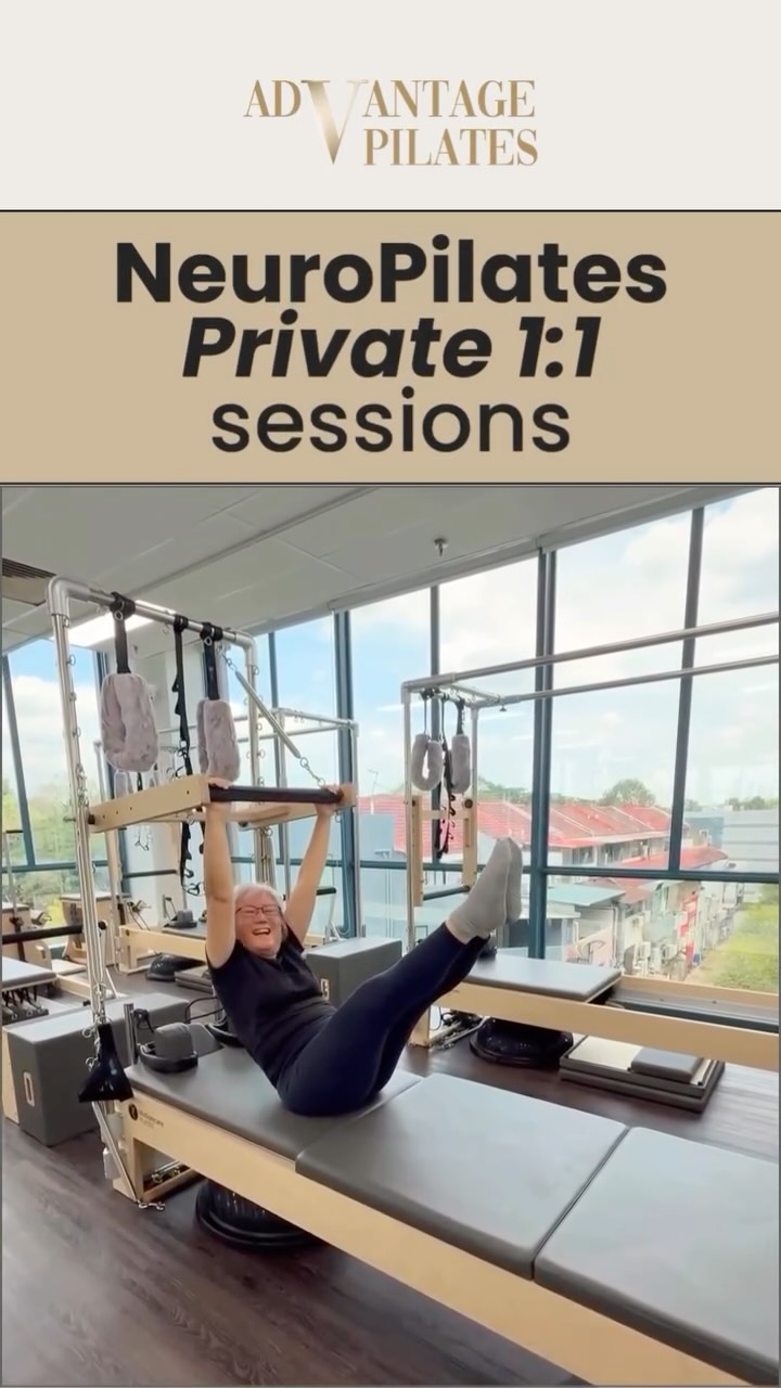 Advantage Pilates Singapore Facebook ad: NeuroPilates Private 1:1 for Stroke recovery
