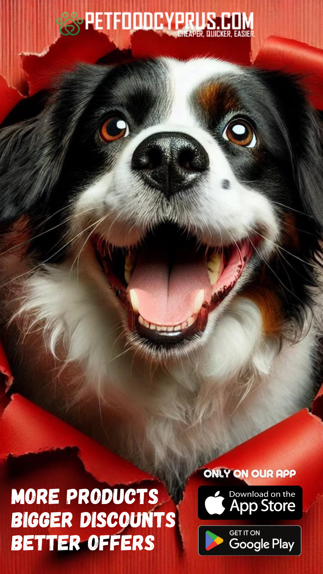 Pet Food Cyprus Facebook ad