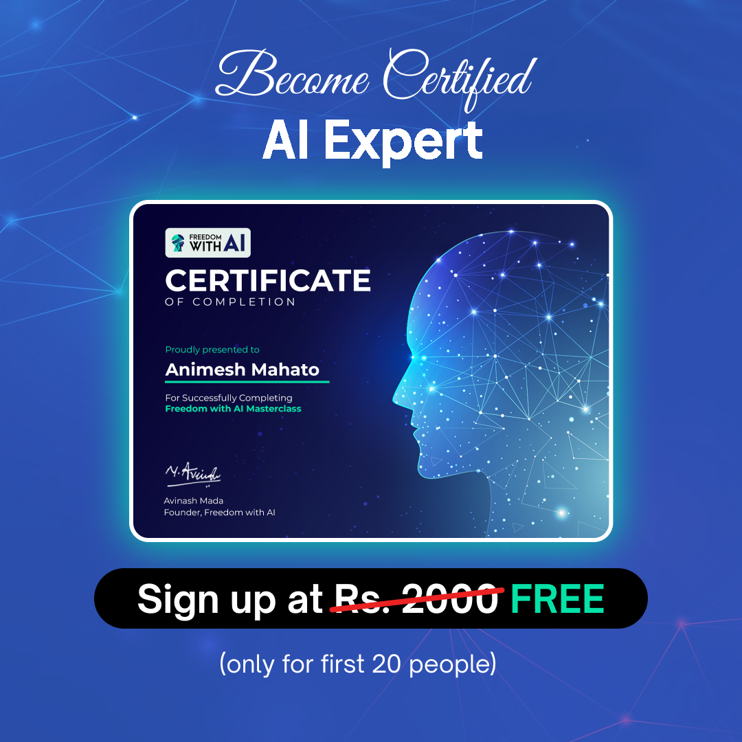 Avinash Mada Facebook ad