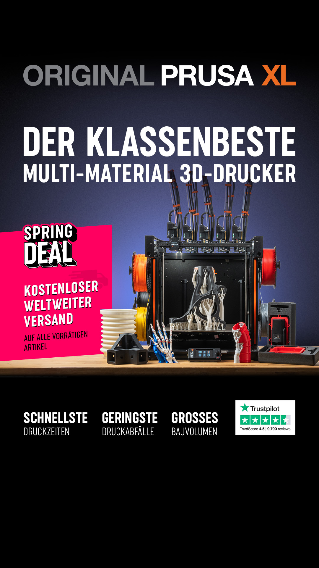 Prusa Research 3D printers Facebook ad