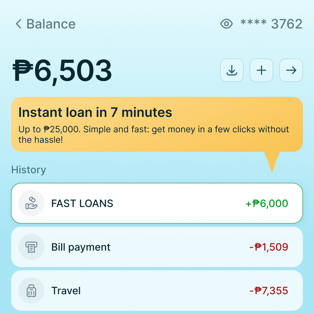 Pinansyal na Tagapayo Facebook ad: Fast & secure online loans