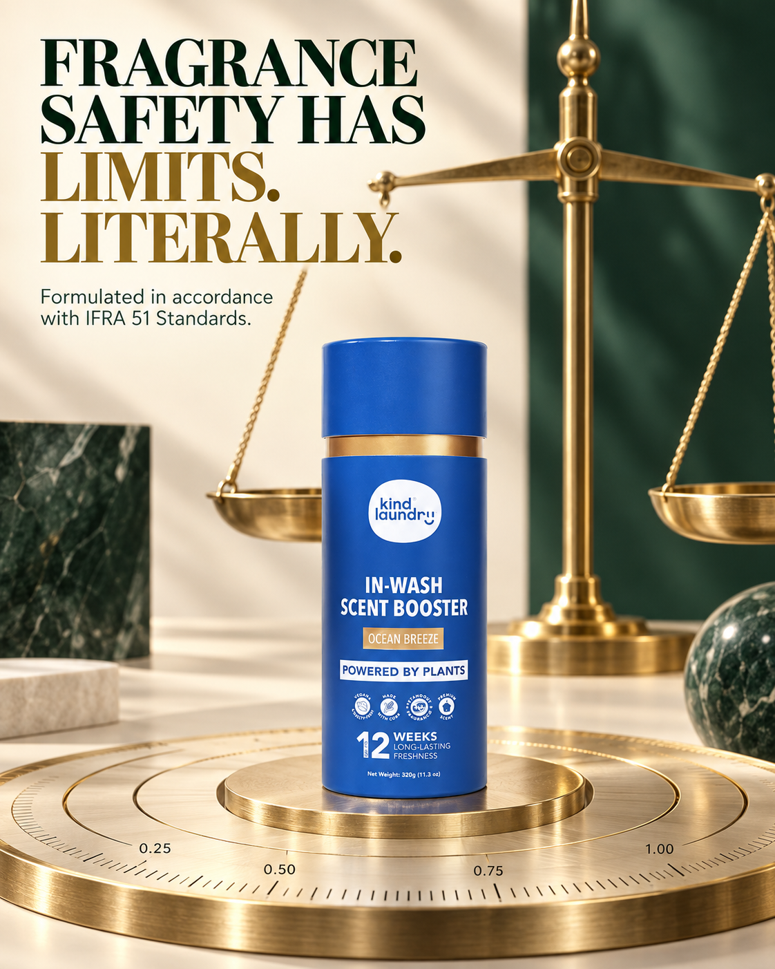 Kind Laundry Facebook ad: Every Fragrance Ingredient Reviewed. Every Concentration…