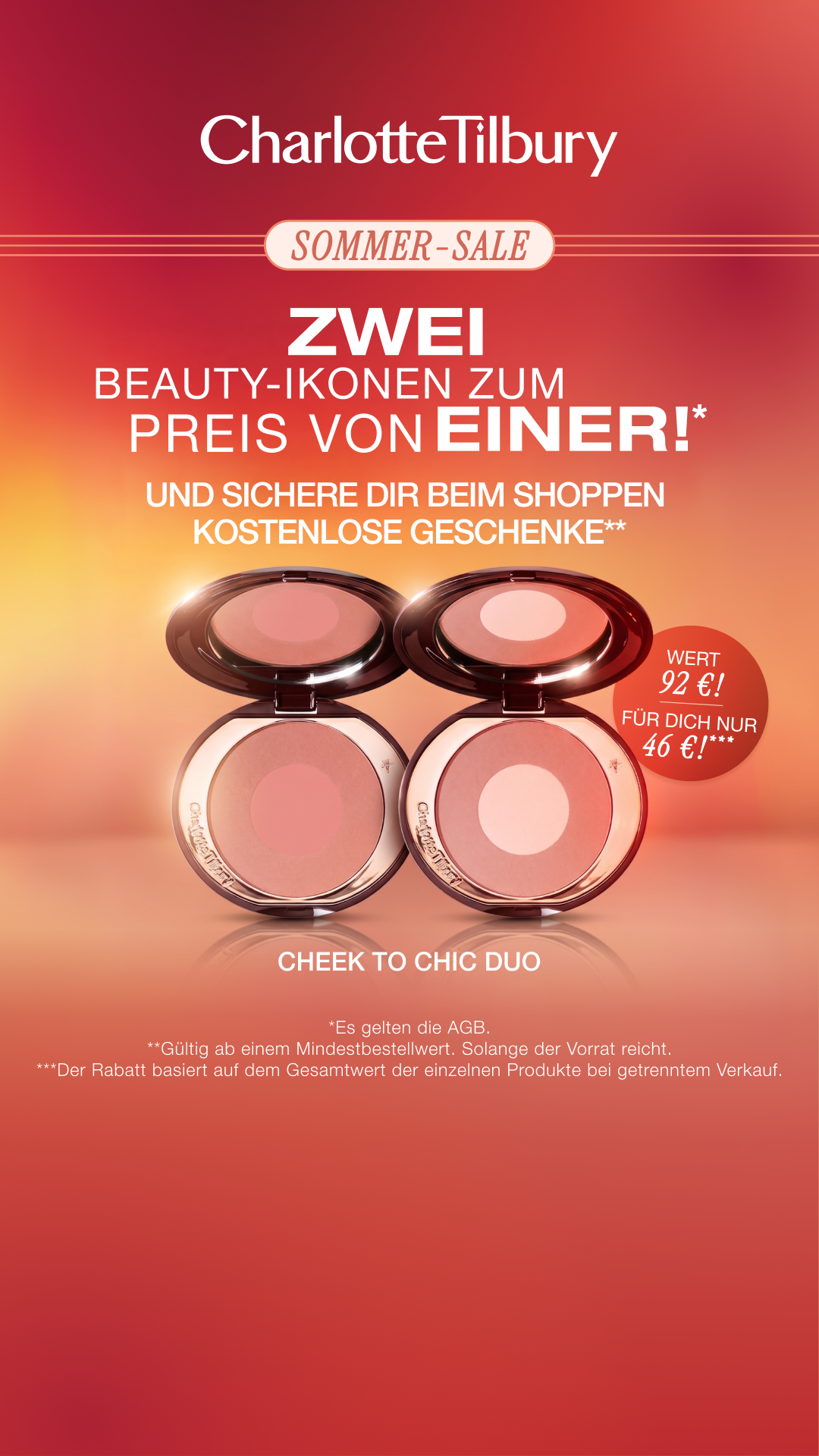 Charlotte Tilbury Facebook ad