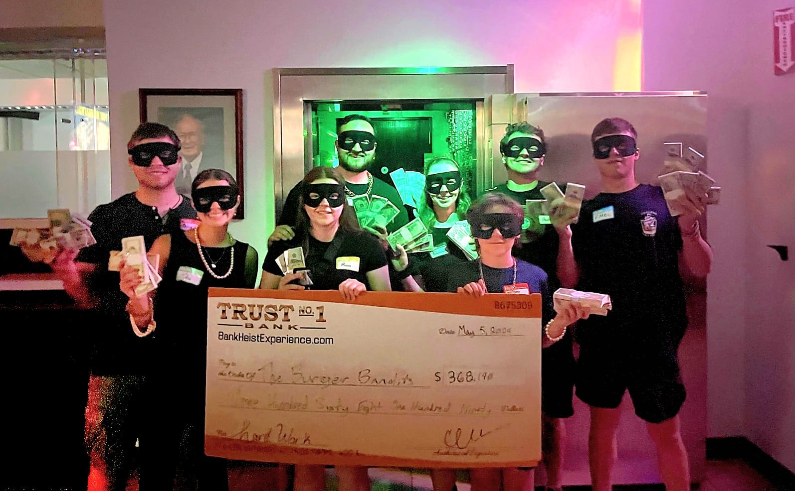 Bank Heist Experience Facebook ad: Looking for an adrenaline-packed adventure?