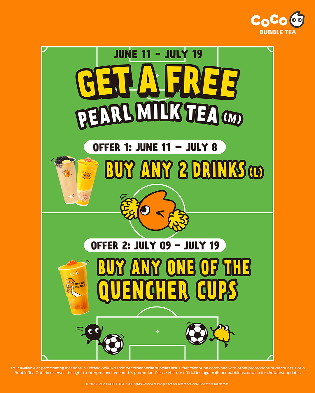 CoCo Fresh Tea & Juice Ontario Facebook ad