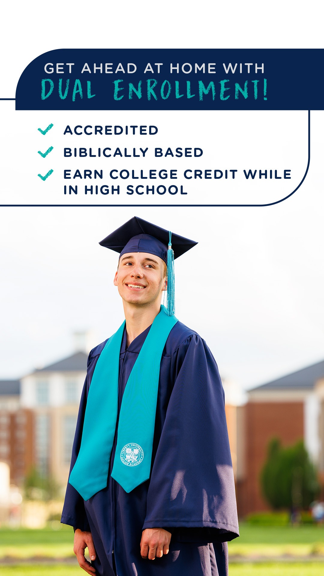 Liberty University Online Academy K-12 Facebook ad