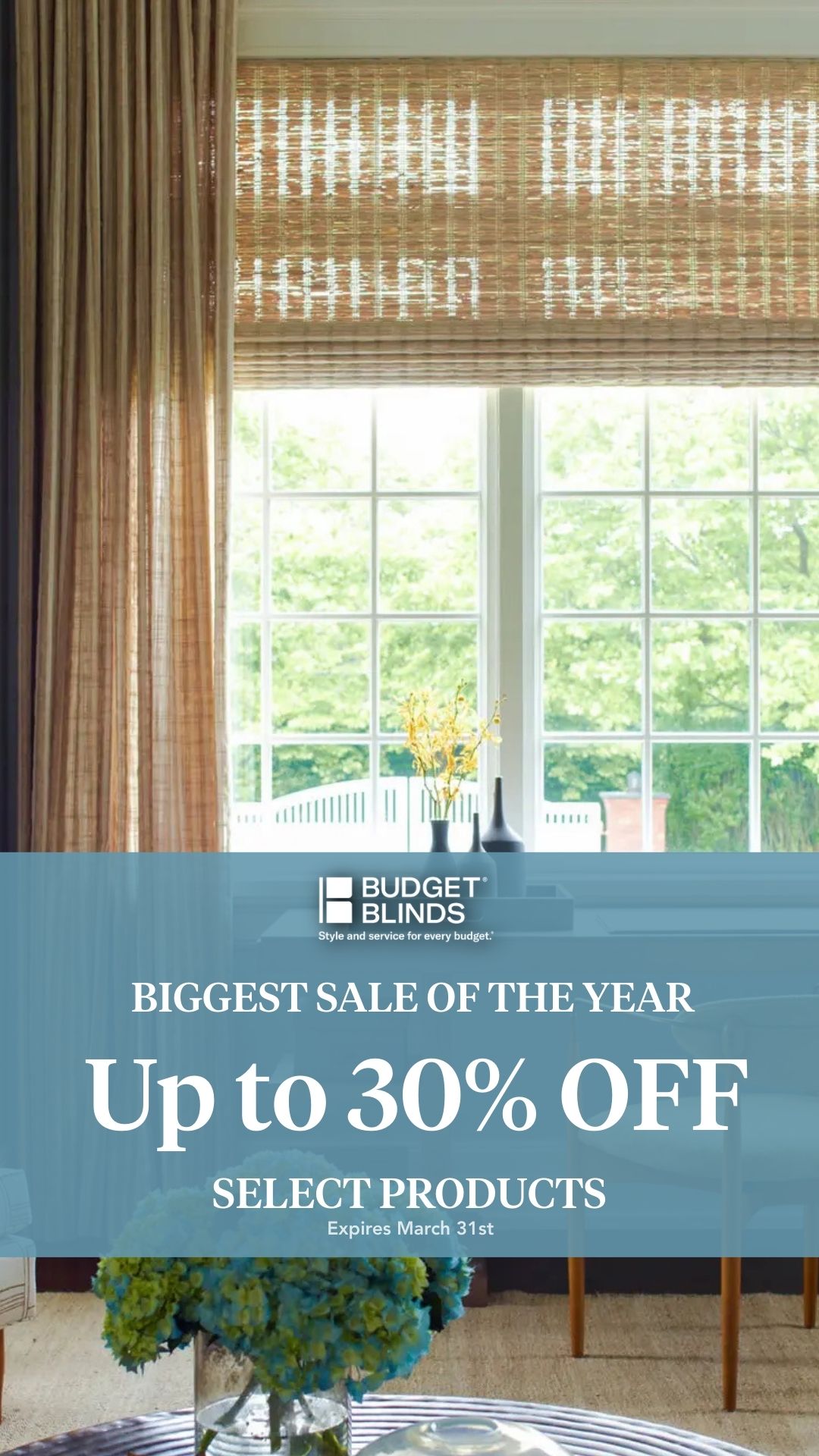 Budget Blinds of New Orleans Facebook ad