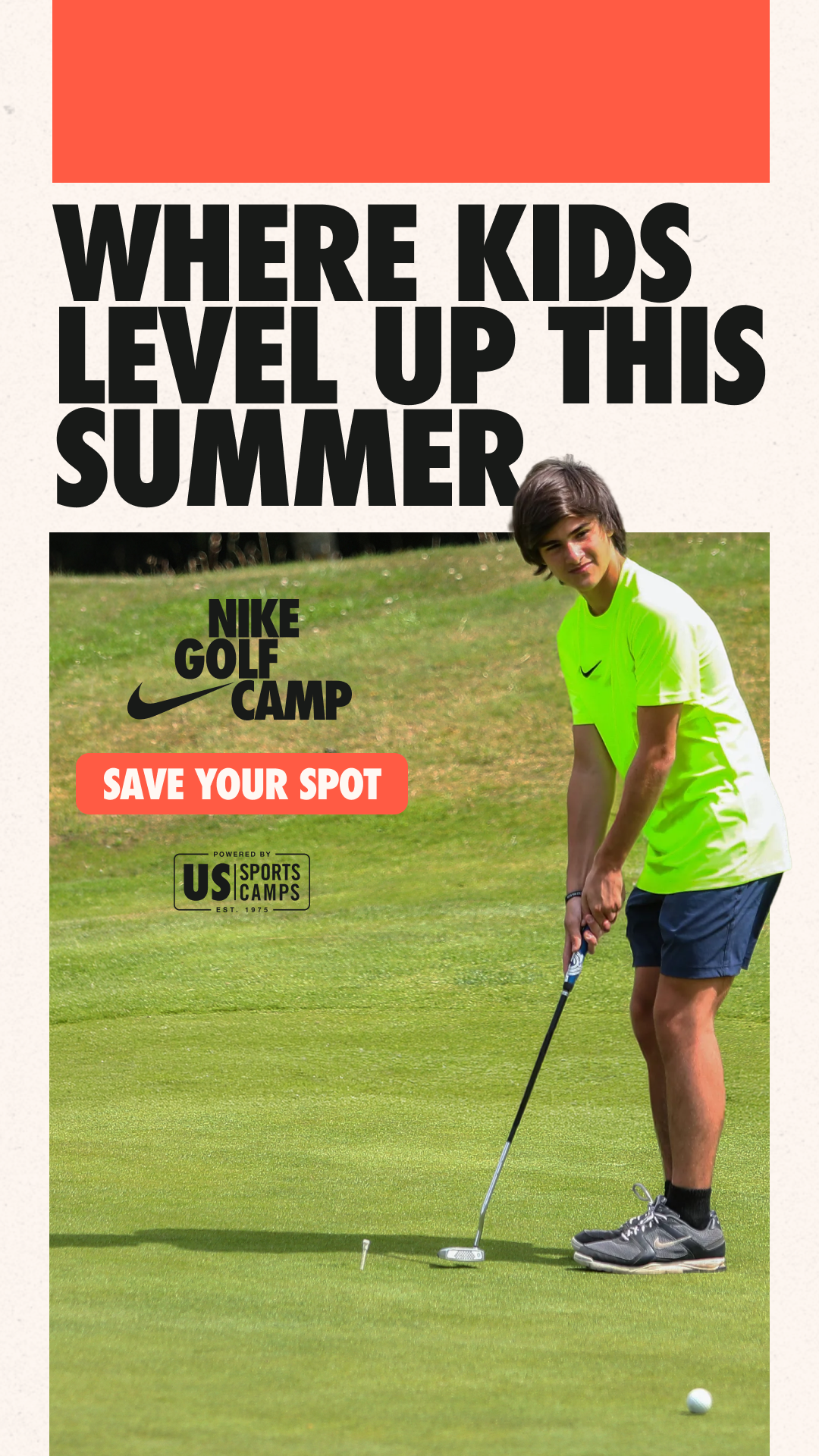 US Sports Camps - NIKE Sports Camps Facebook ad