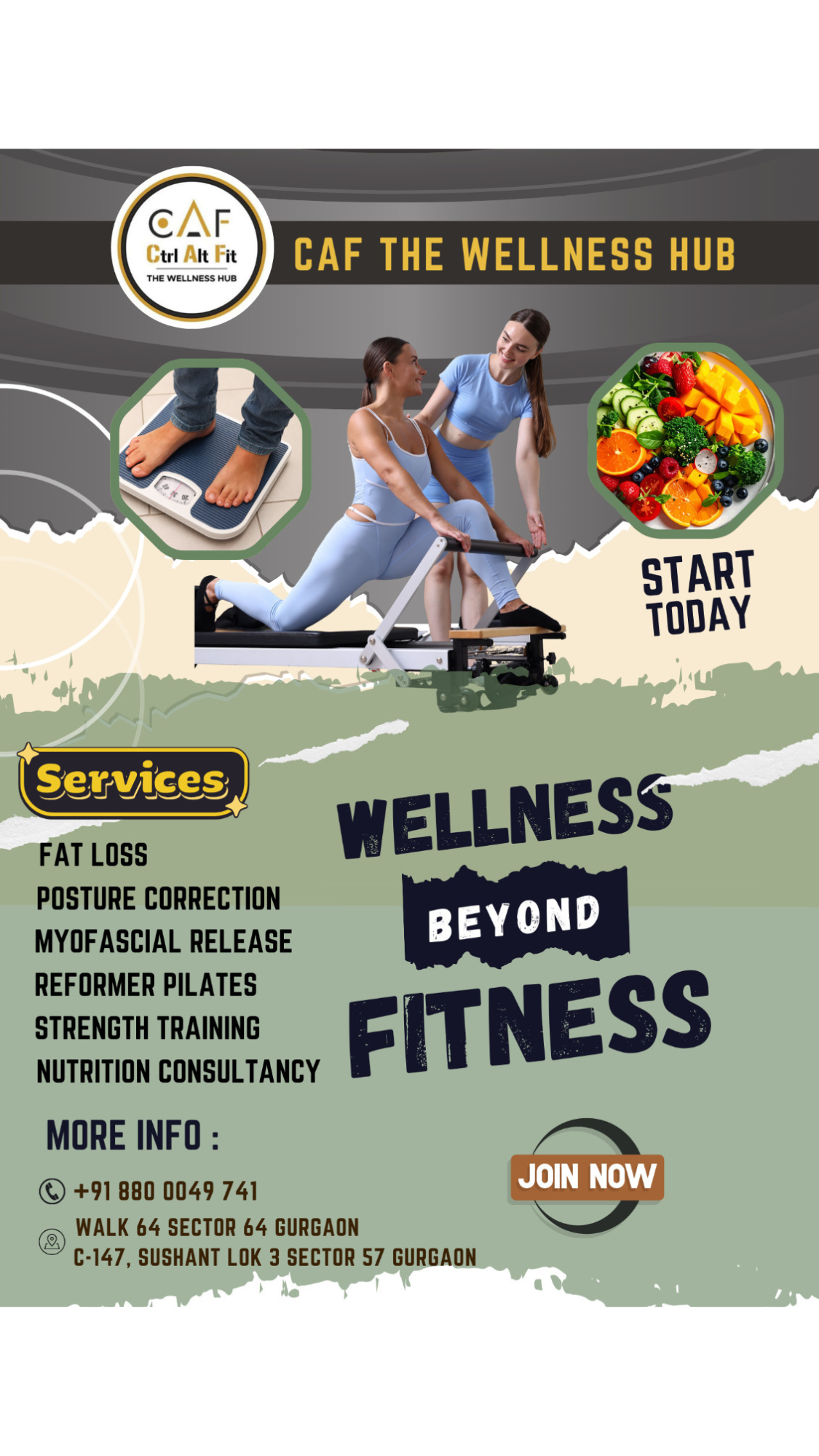 CAF - The Wellness Hub Facebook ad from Feb 19, 2026
