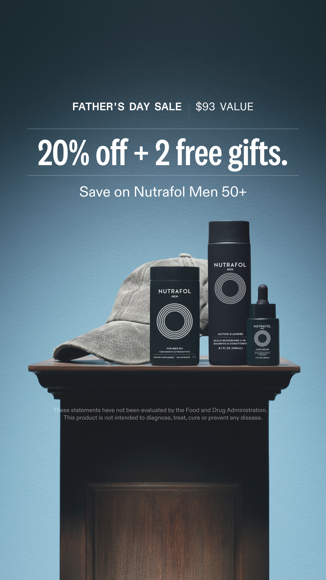 Nutrafol Men Facebook ad