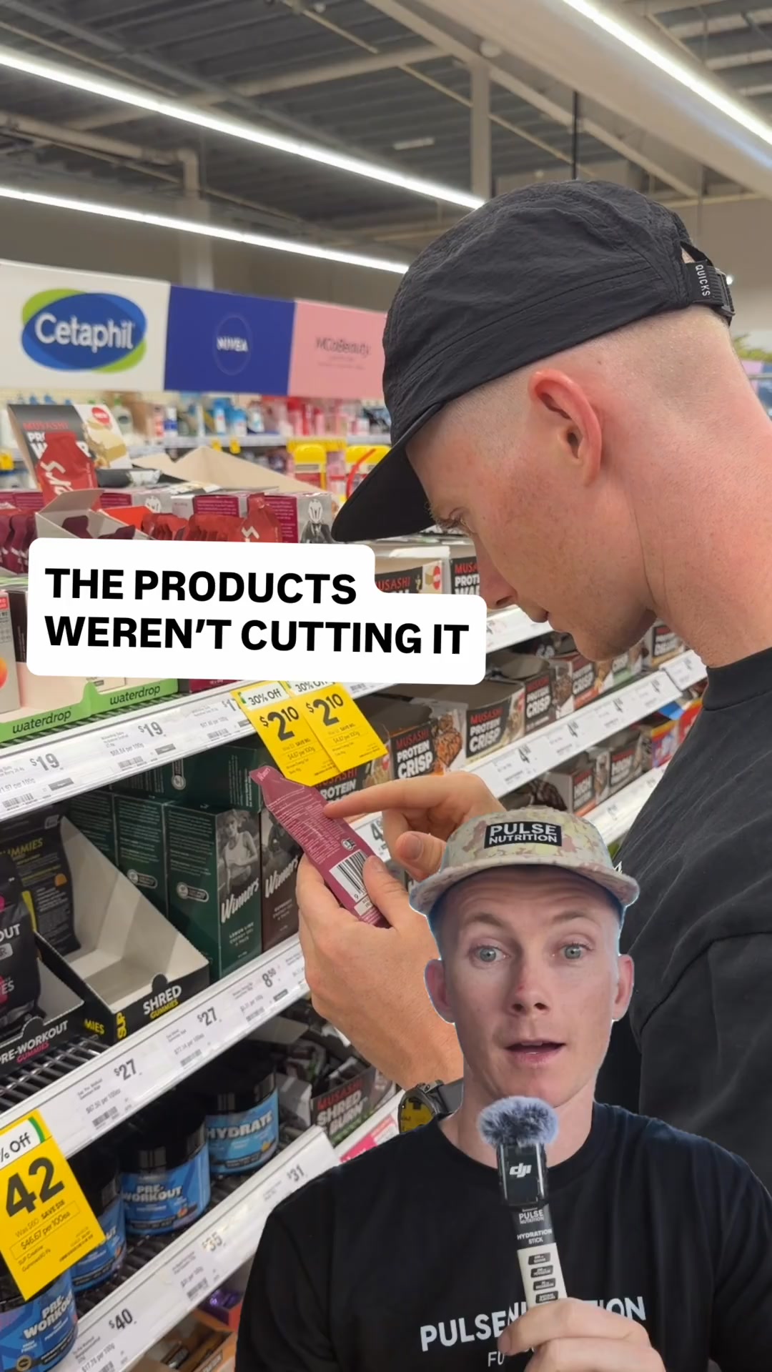Pulse Nutrition Facebook ad: I Collapsed. So I Built This.